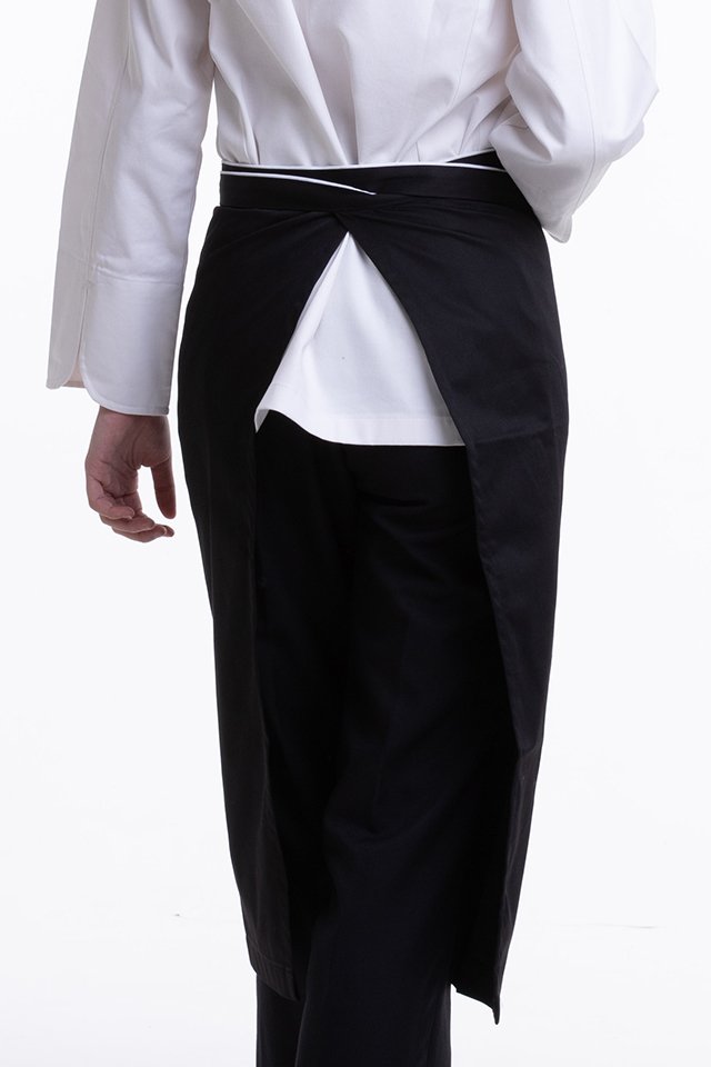 Half Apron with Contrast Piping (FHG-1873) & without Contrast Piping (FHG-1874)