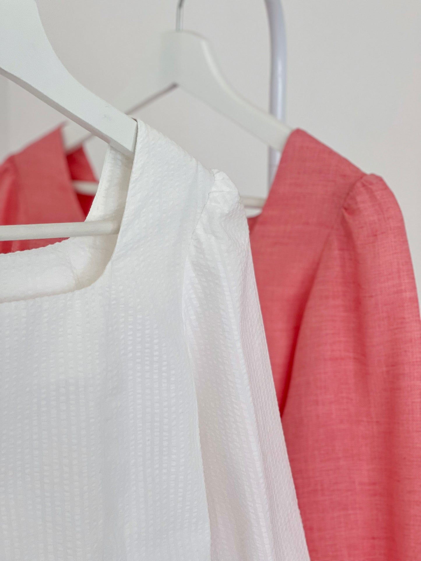 Avery Square Neck Top - White