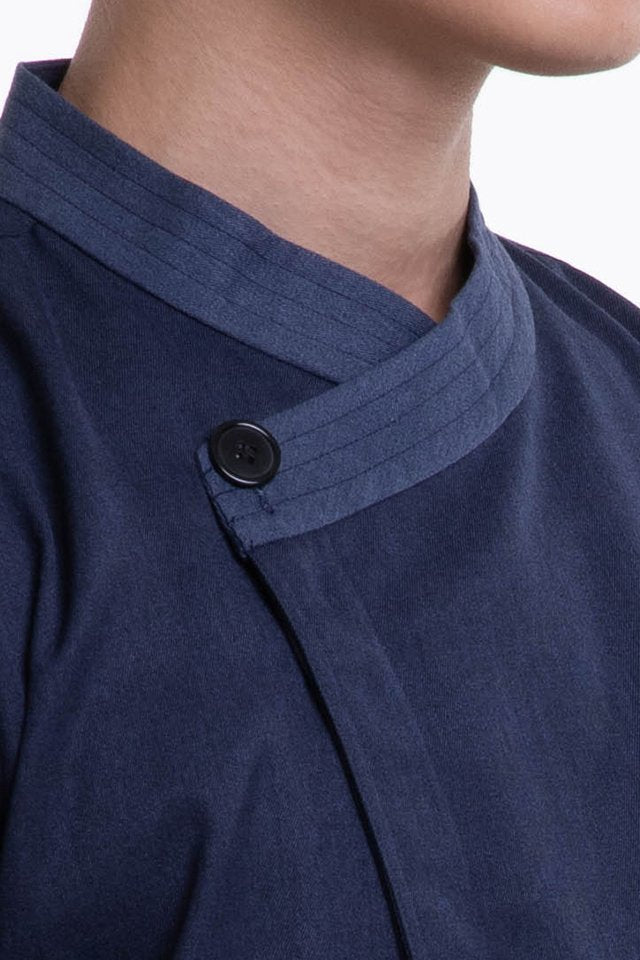 Long Sleeve Chef Jacket With Stitching on Collar and Cuffs (FHE-1855)