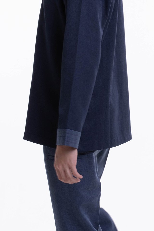 Long Sleeve Chef Jacket With Stitching on Collar and Cuffs (FHE-1855)