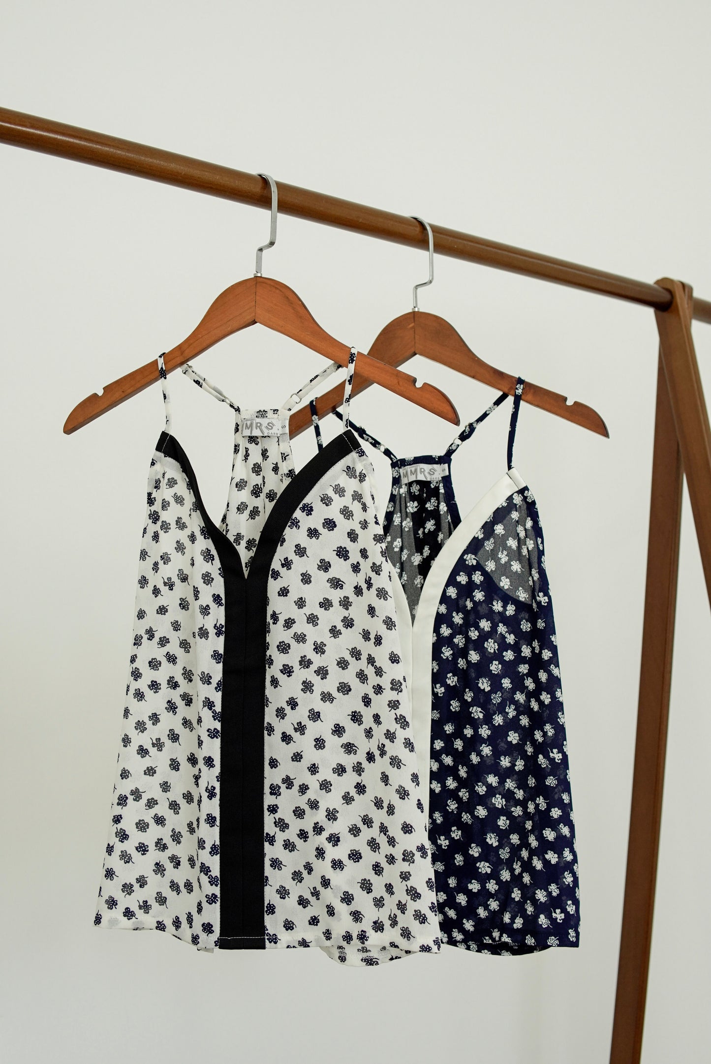 Mabel Contrast Top - Cream