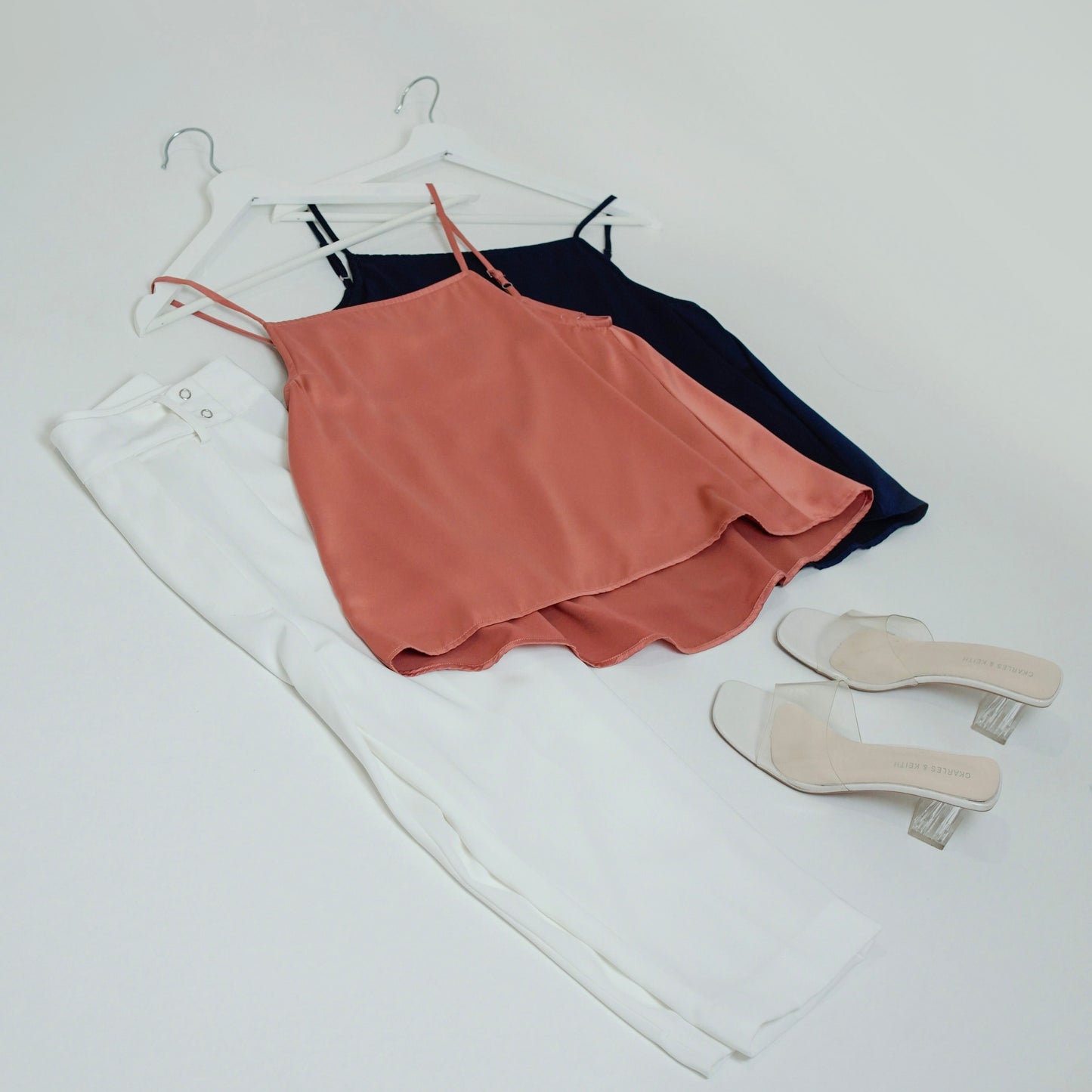 Myla Square Neck Top - Blush