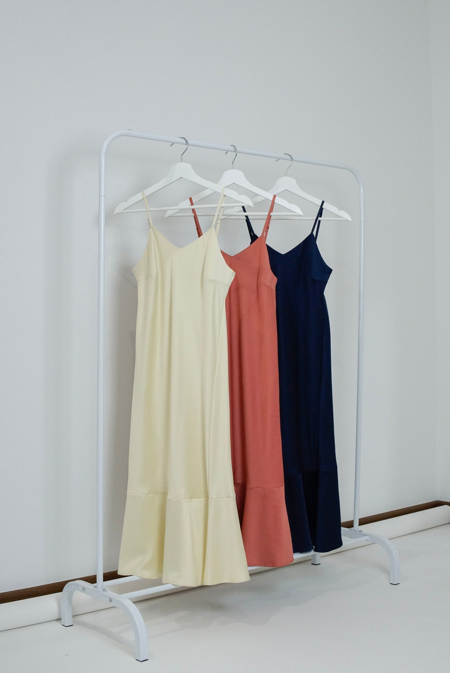 Oliviarose Satin Slip Dress - Cream