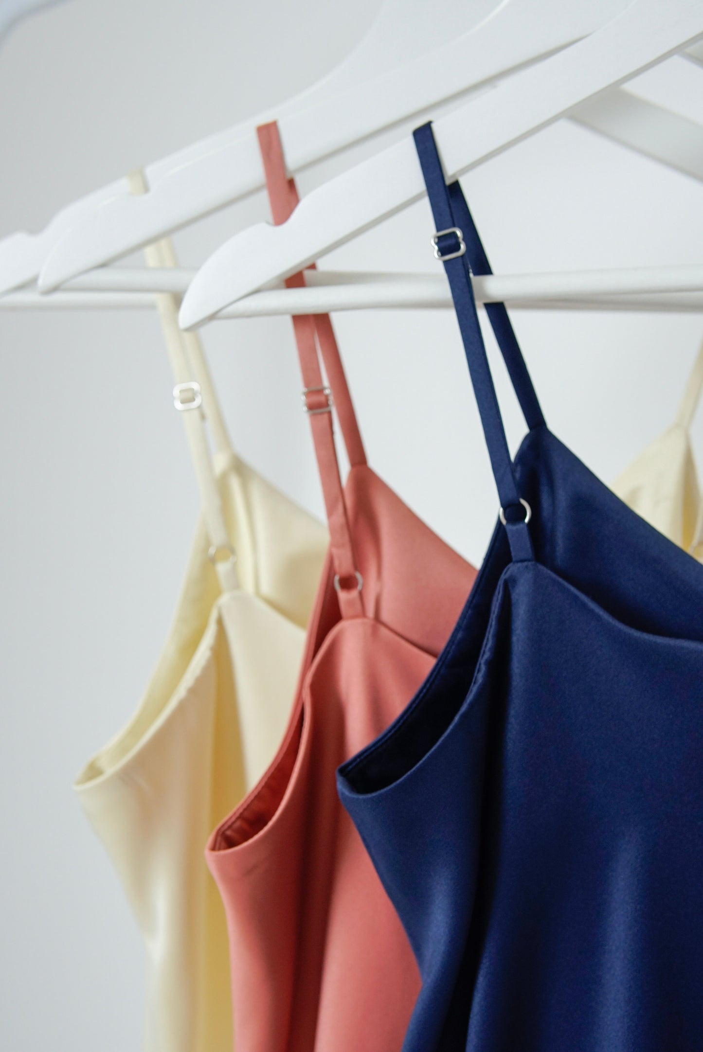 Oliviarose Satin Slip Dress - Blush