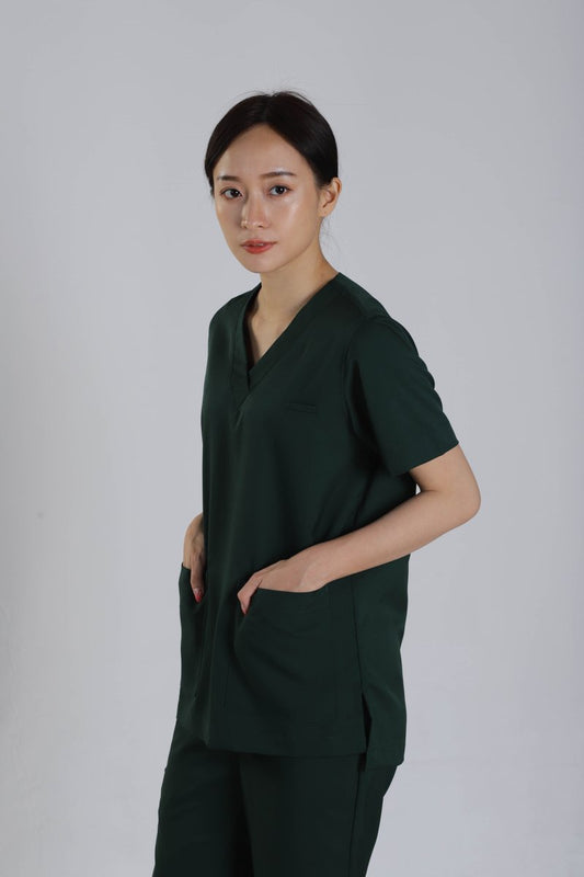 V-Neck Scrub Top (HCA-1912)