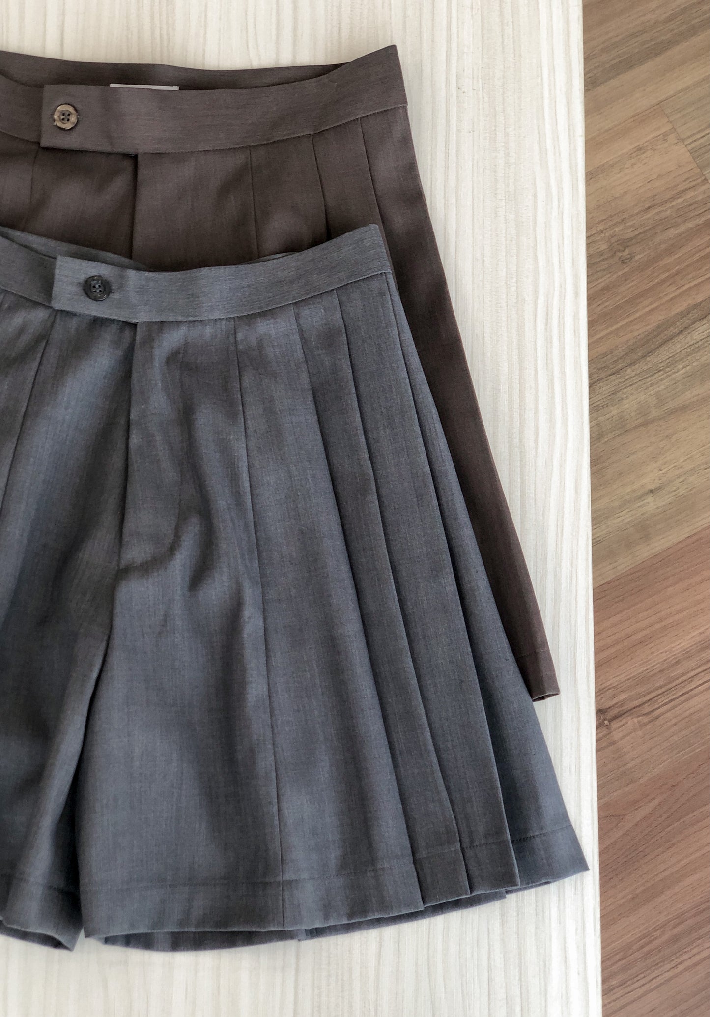 Alize Pleated Skort - Brown