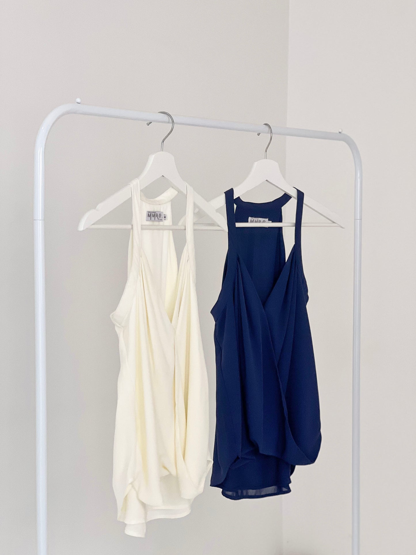 Layla Halter Neck Top - Navy