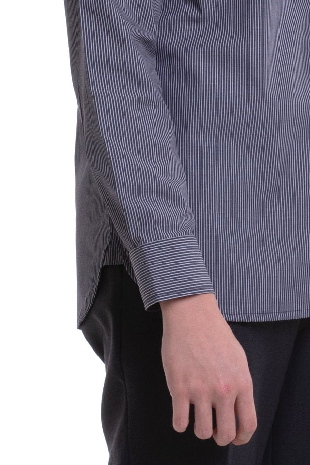 Men's Long Sleeve Mini Collar Shirt (FHA-1817)