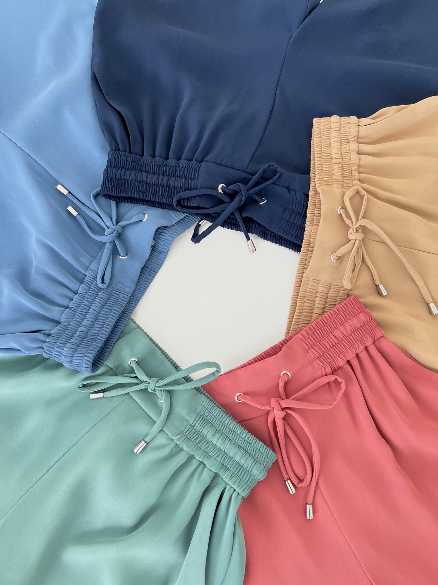 Parker Drawstring Pant - Light Blue