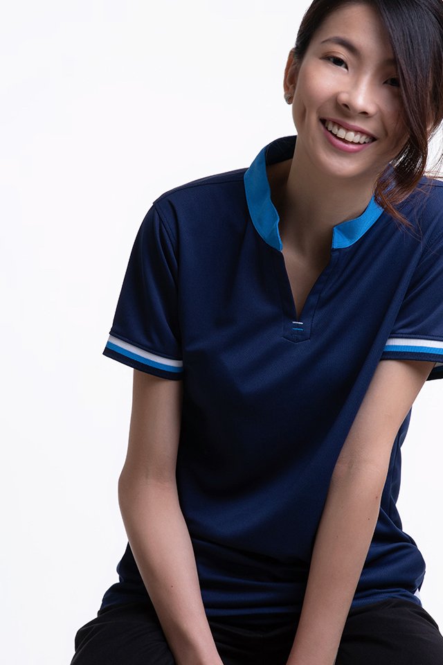 Mandarin Collar Polo T-Shirt (SEB-400)