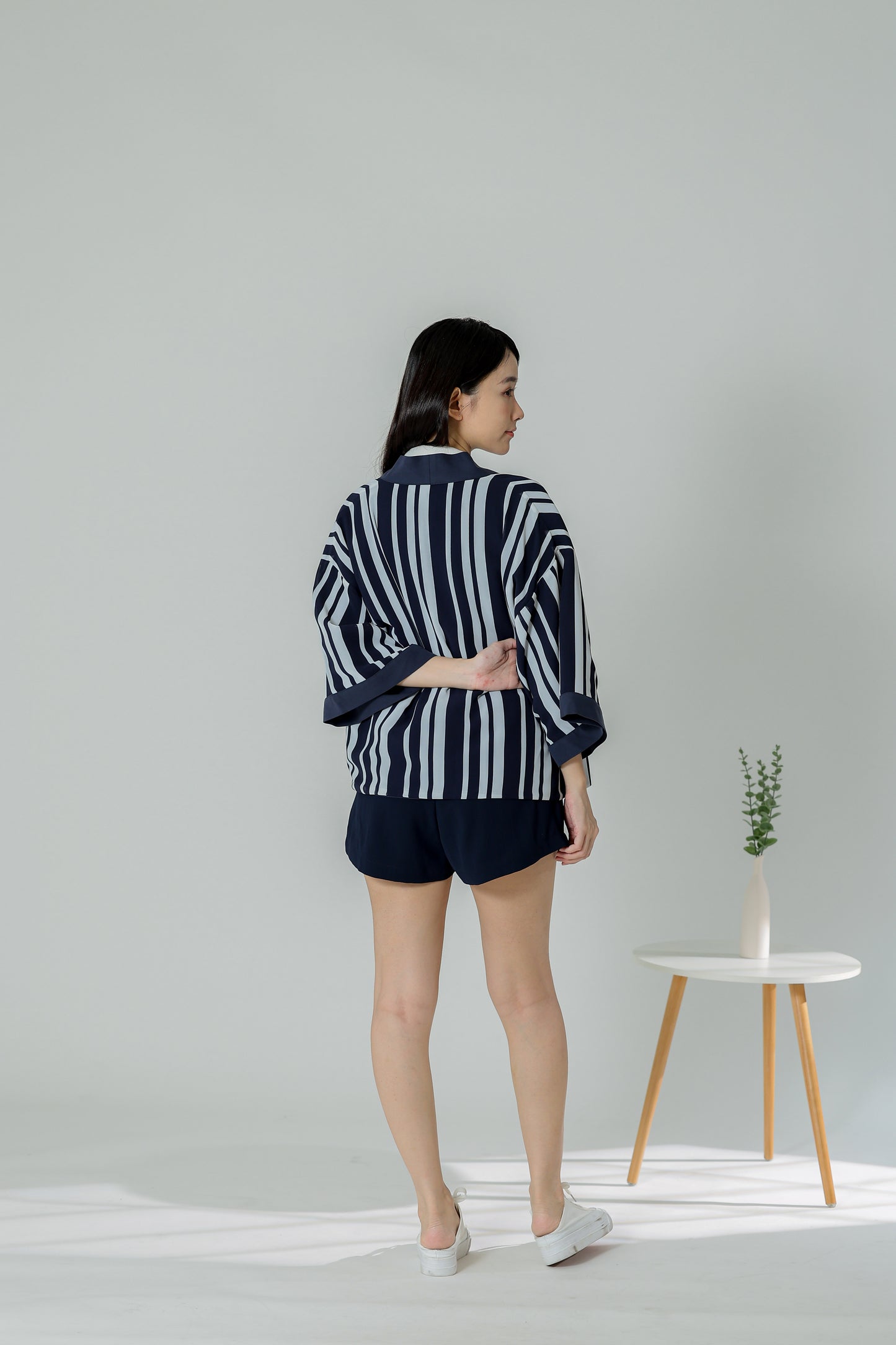 Betti Reversible Jacket - Stripes