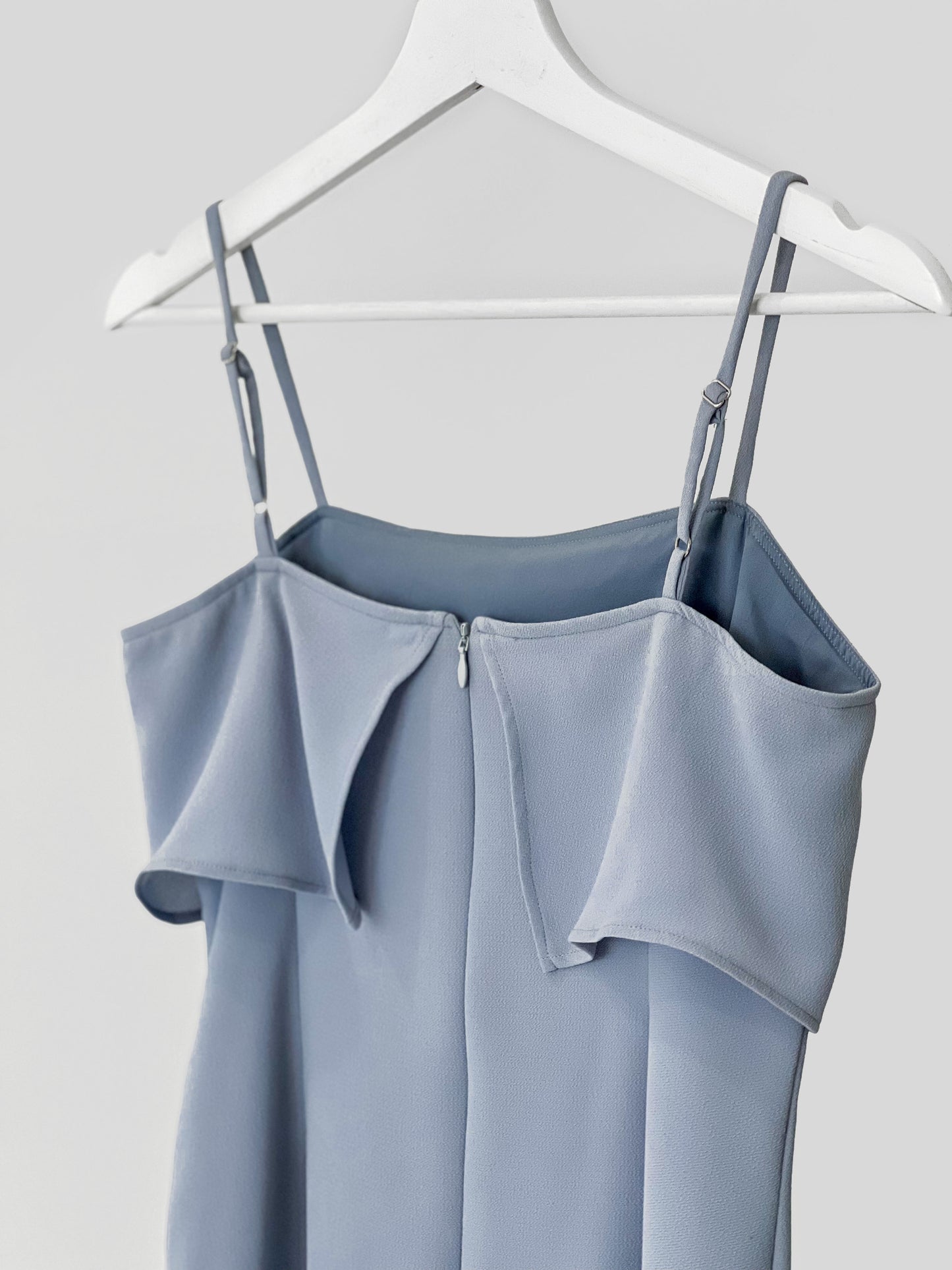 Freya Side Slit Cami Dress - Bluish Grey