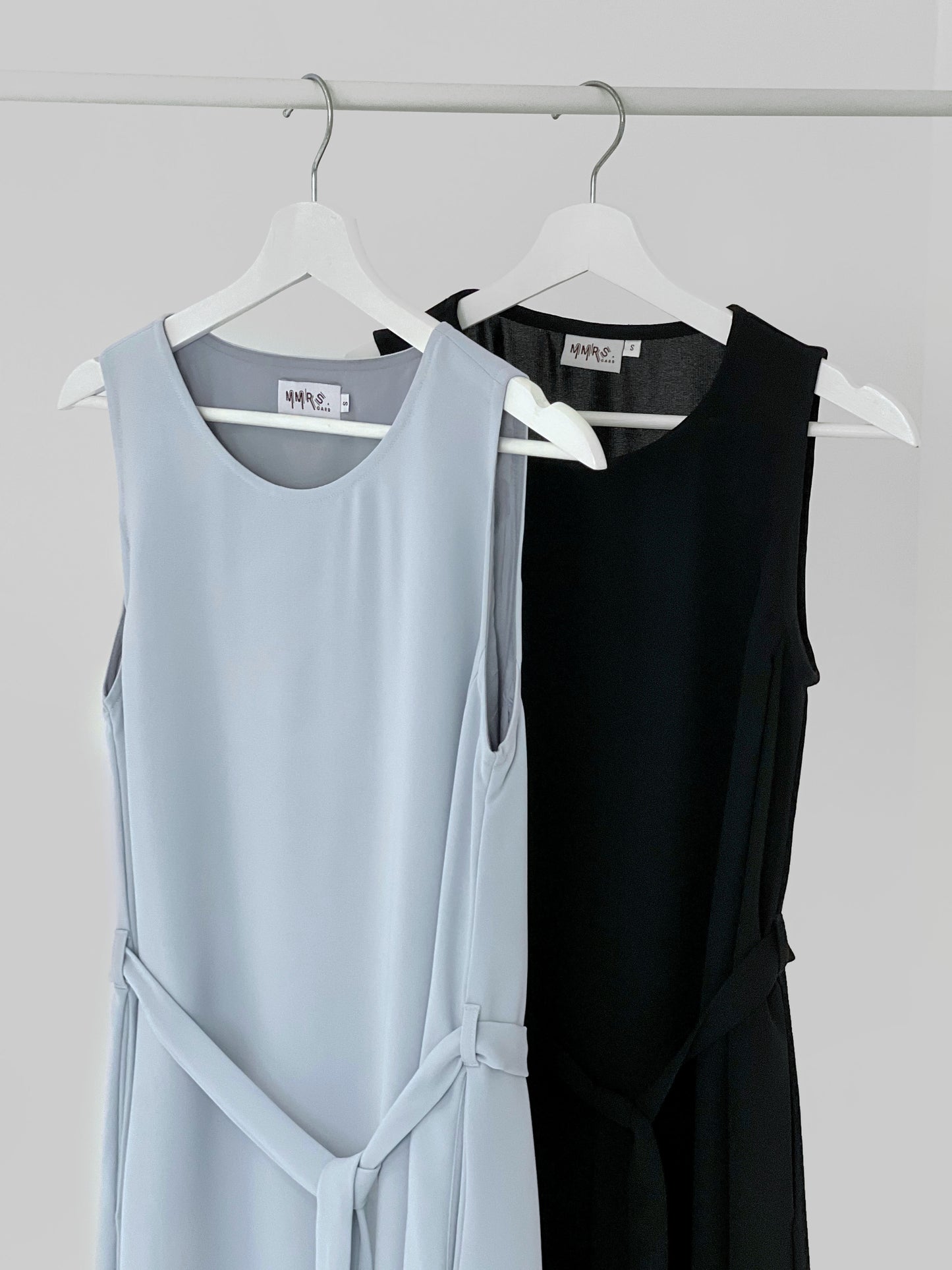 Gerri Asymmetric Hem Dress - Black