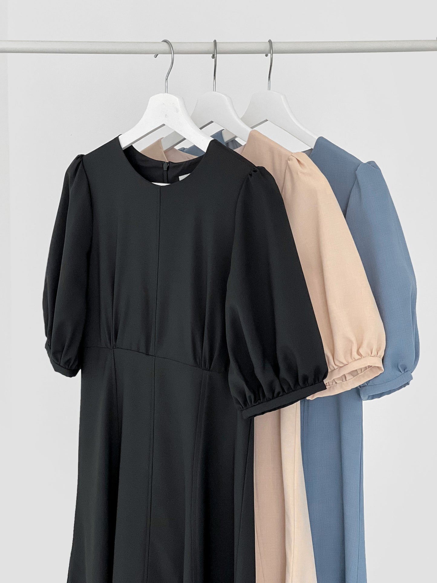 Hendrika Midi Dress - Black