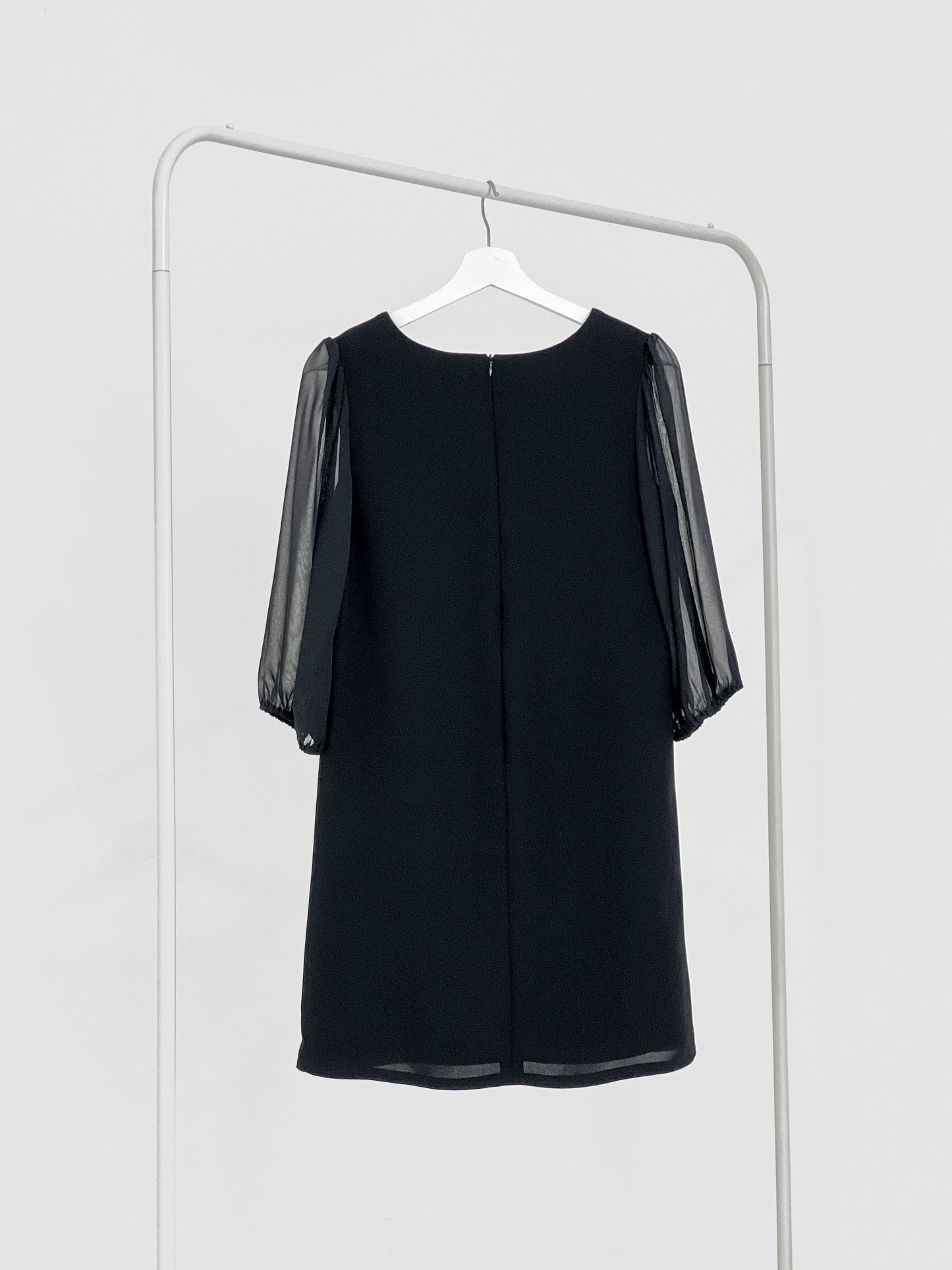 Kathryn Puff Sleeve Chiffon Dress