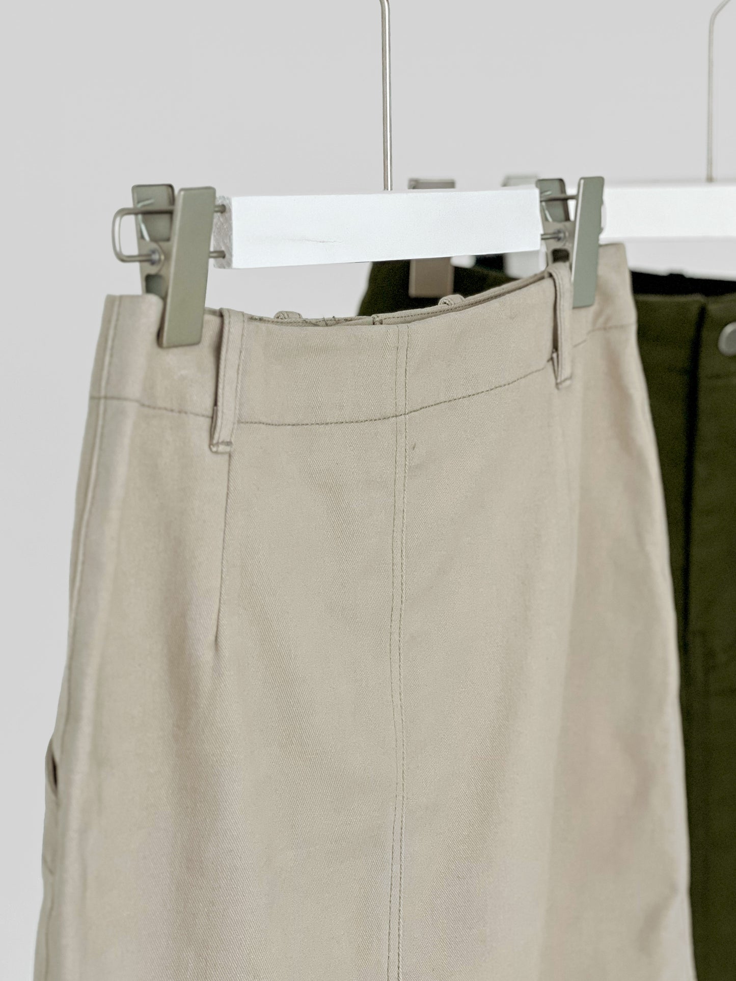 Maxine Patch Pocket Skirt - Cream