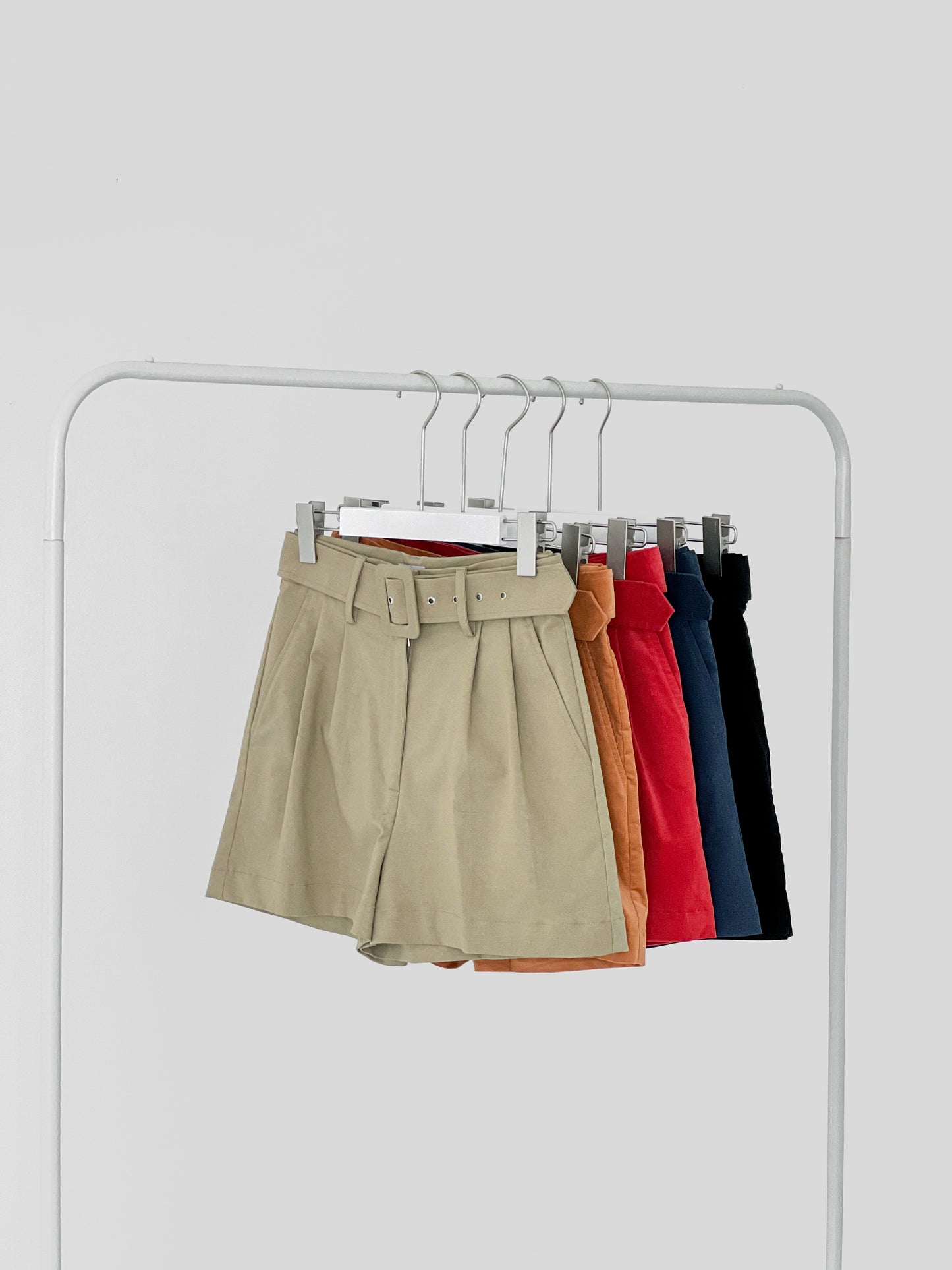 Rima Belted Short - Tan