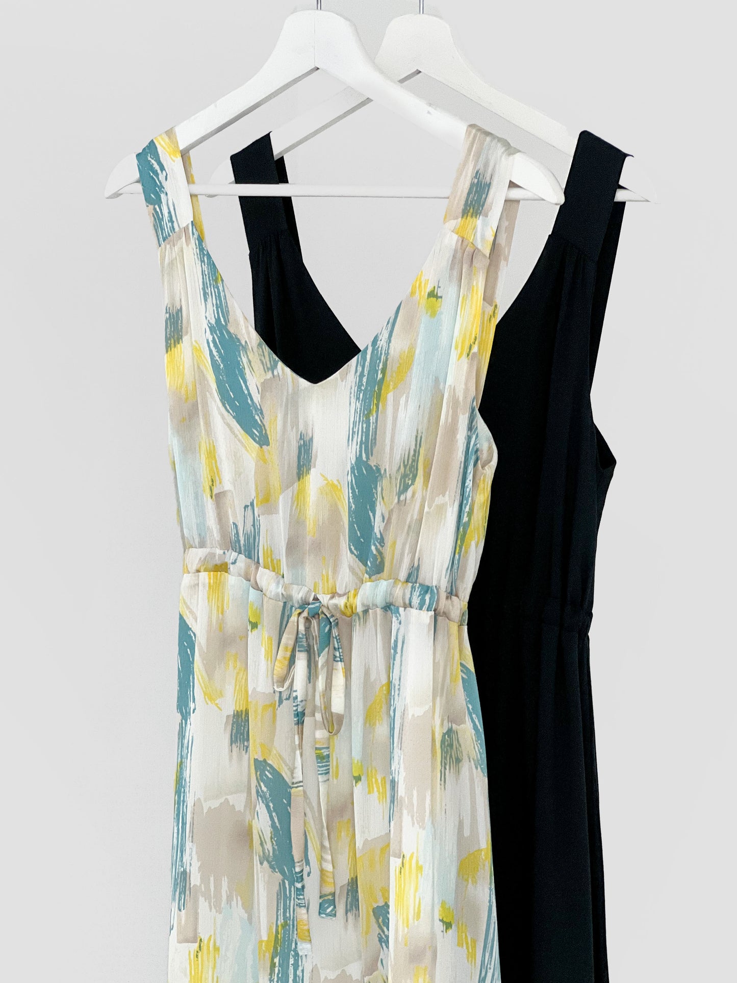 Talia Ruffles Hem Dress - Print