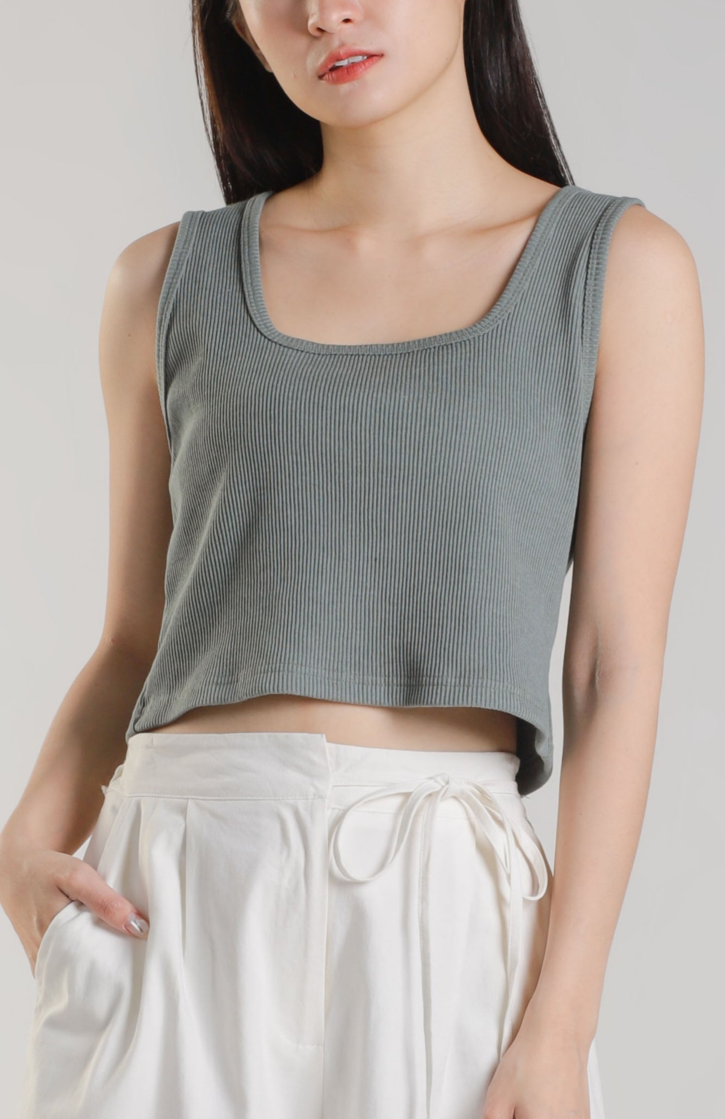 Malea Square Neck - Black