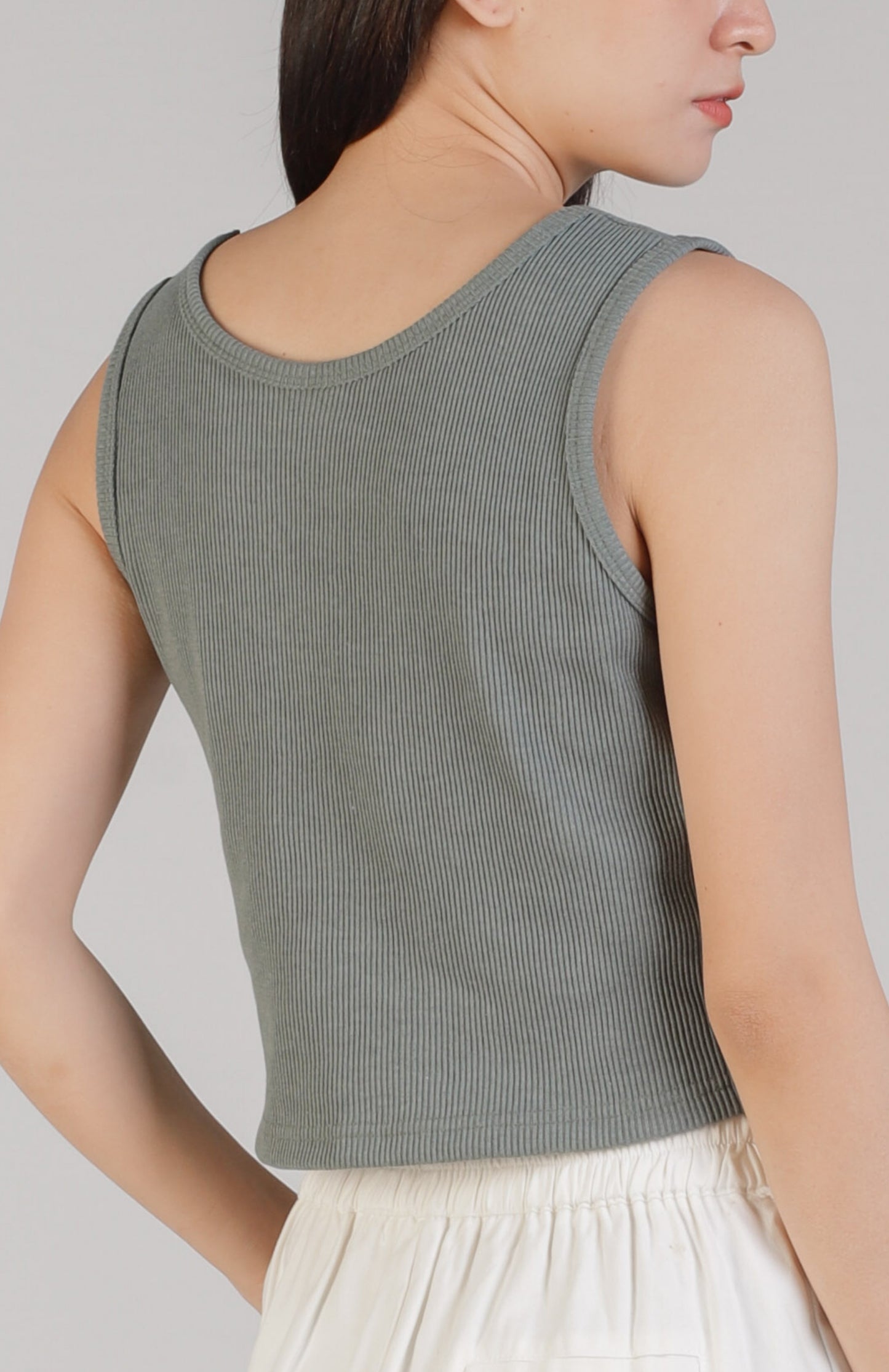 Malea Square Neck - Sage