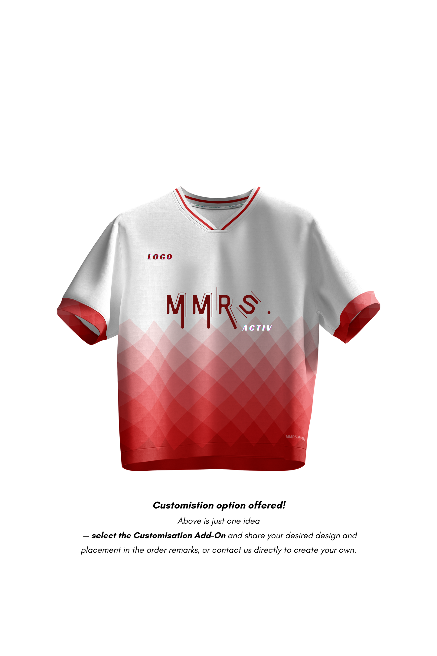Kaleb Dri-Fit T-Shirt - Cropped - Red