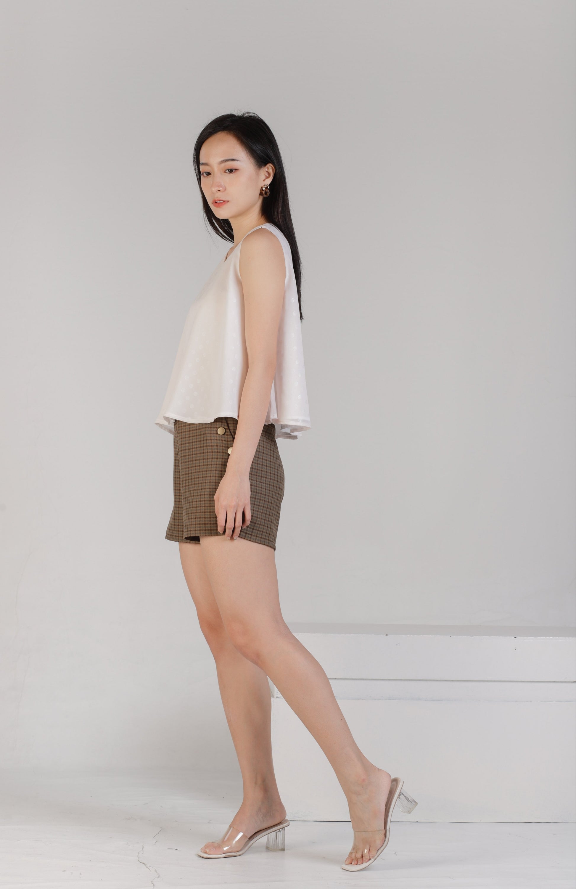 Jerle Polka Flare Top