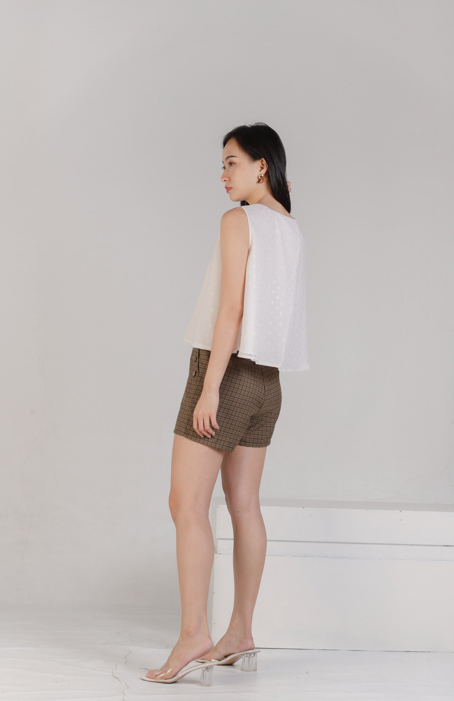 Jerle Polka Flare Top