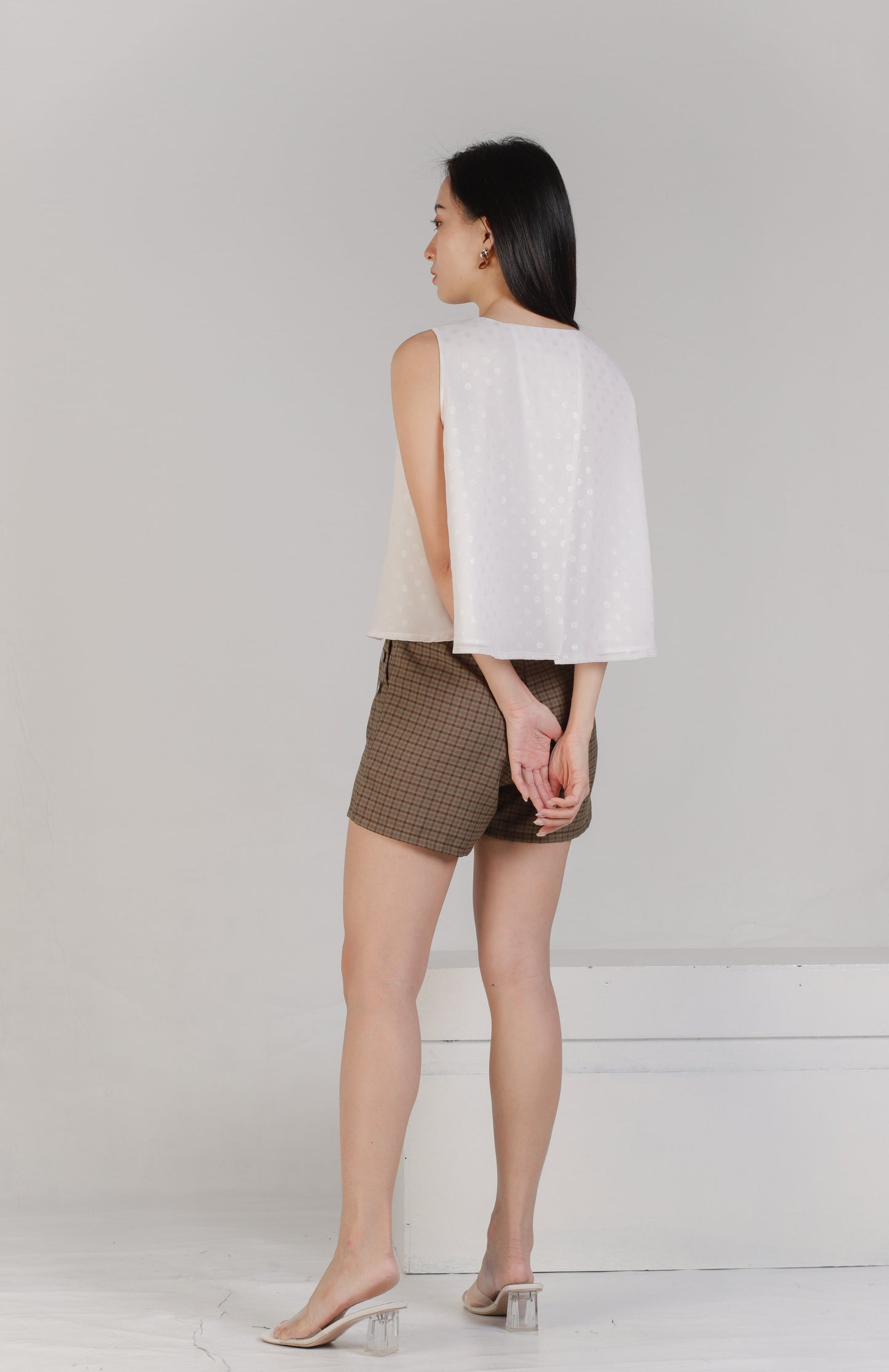 Jerle Polka Flare Top