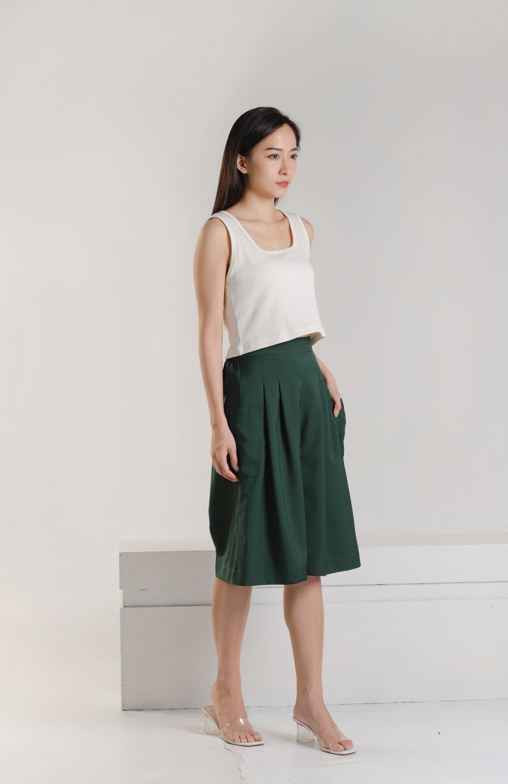 Meir Loose Pants - Moss
