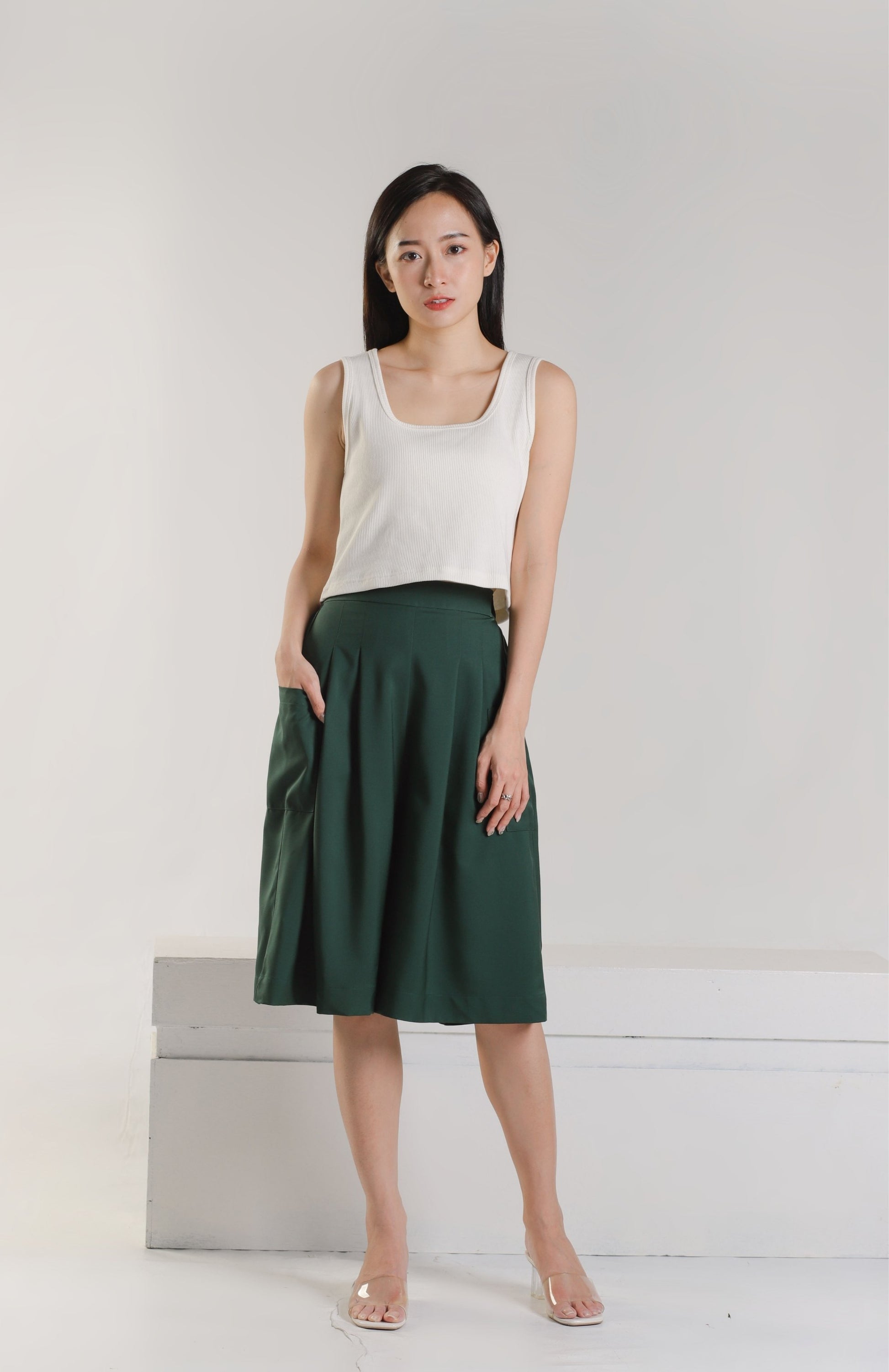 Meir Loose Pants - Moss