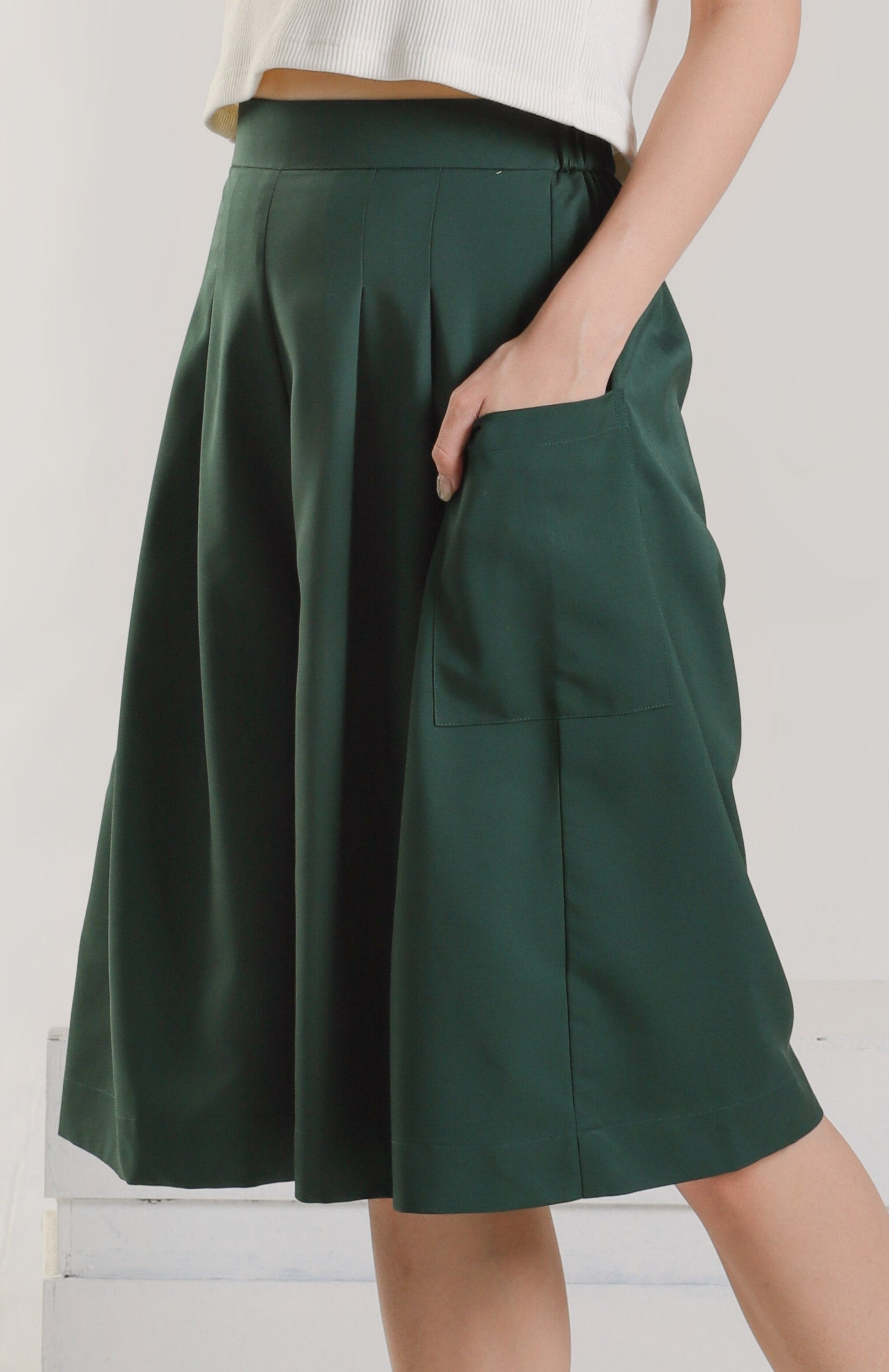 Meir Loose Pants - Moss