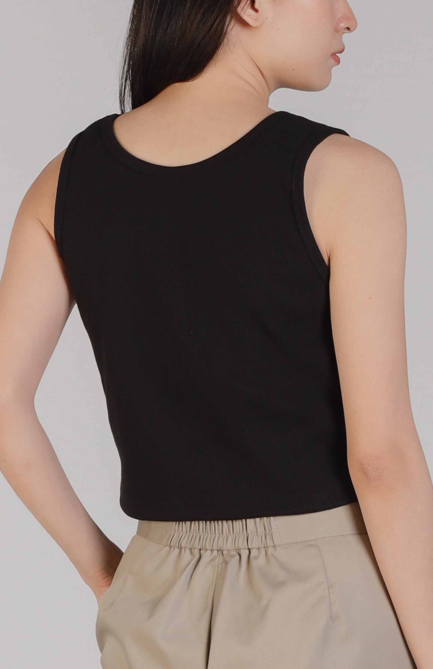 Malea Square Neck - Black