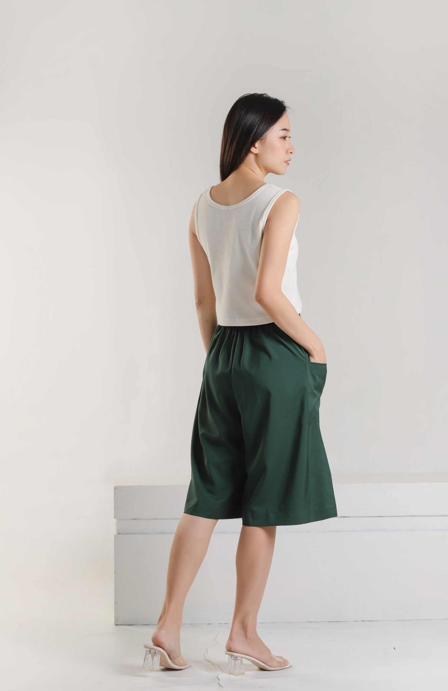 Meir Loose Pants - Moss