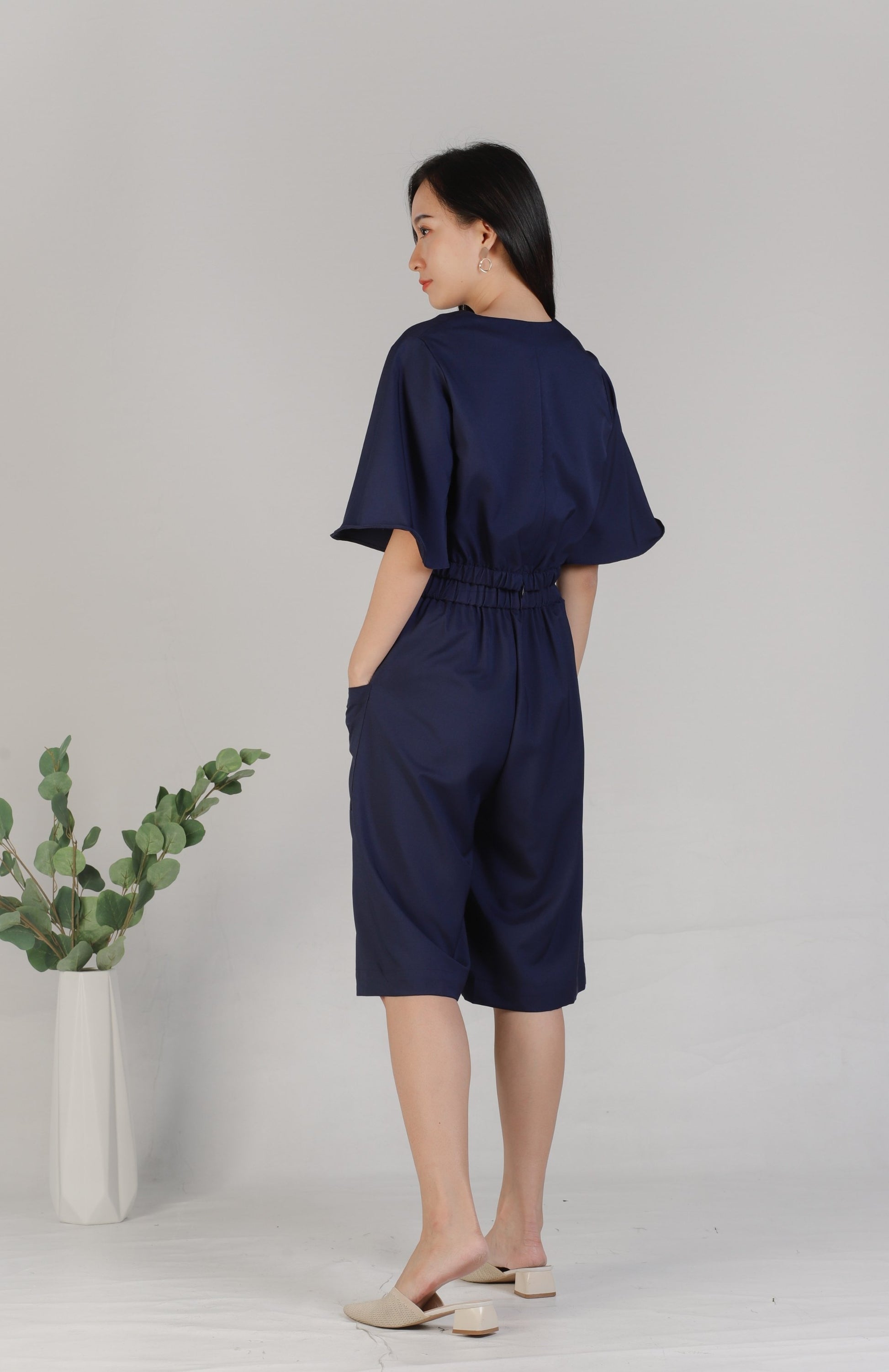Meir Loose Pants - Navy
