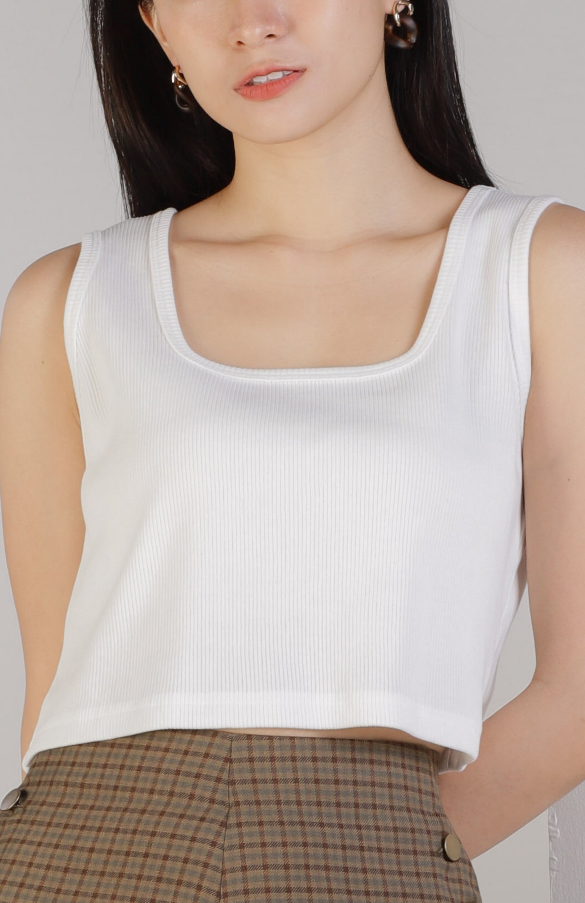 Malea Square Neck - Black