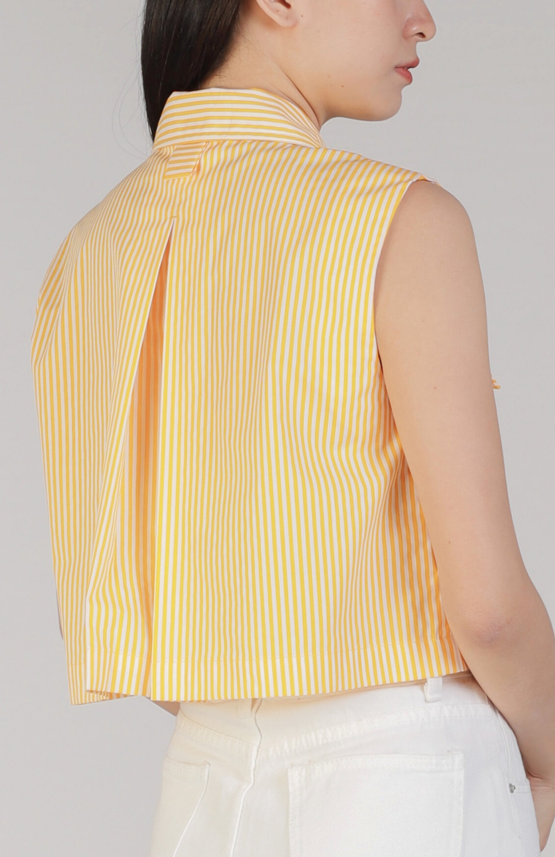 Jordyn Front Pocket Top - Yellow