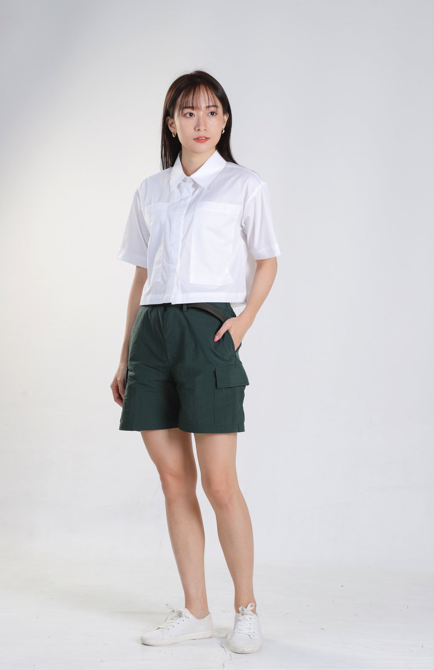 Jovanni X Jovan Casual Shorts - Army Green