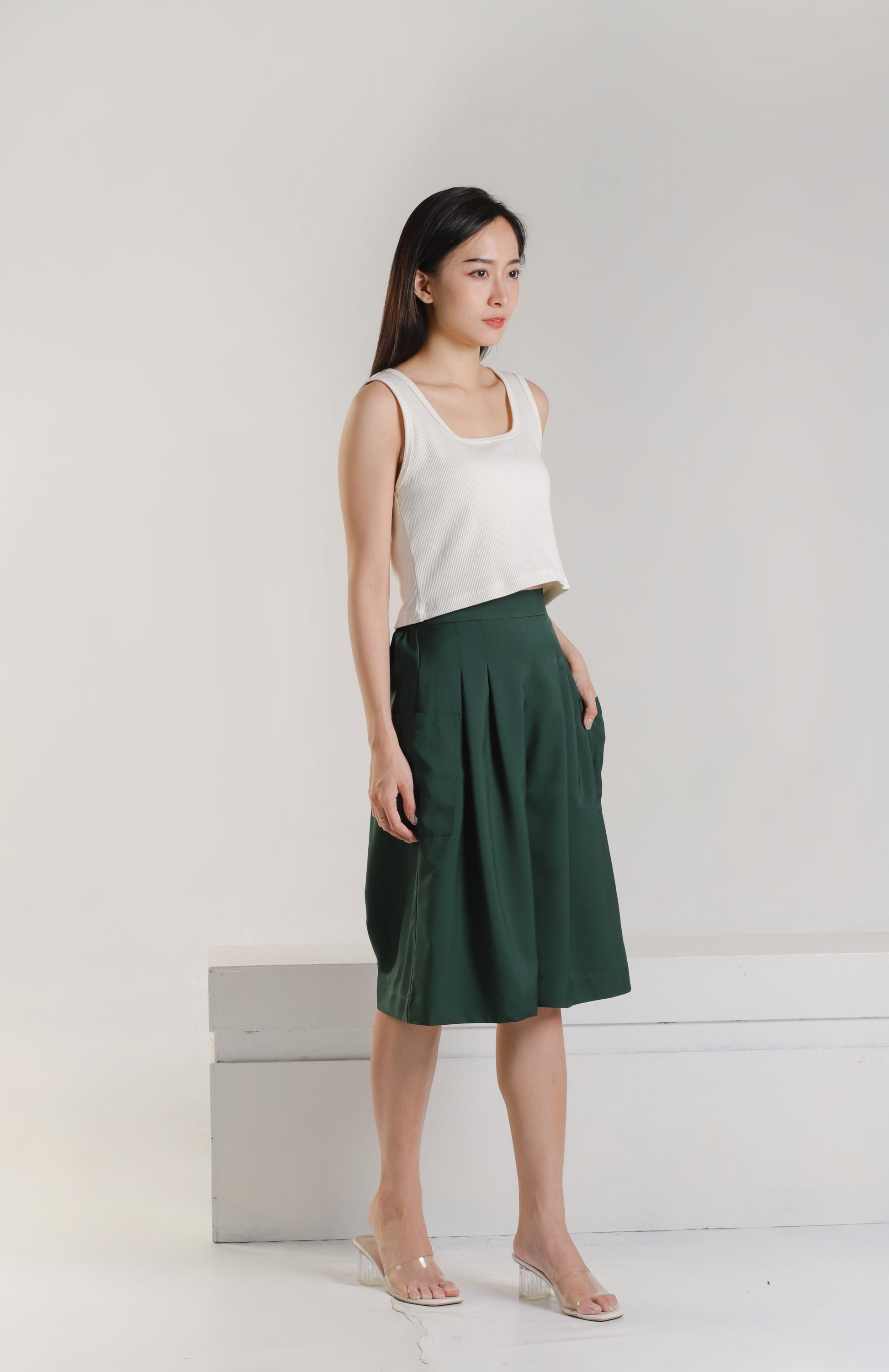 Malea Square Neck - Cream
