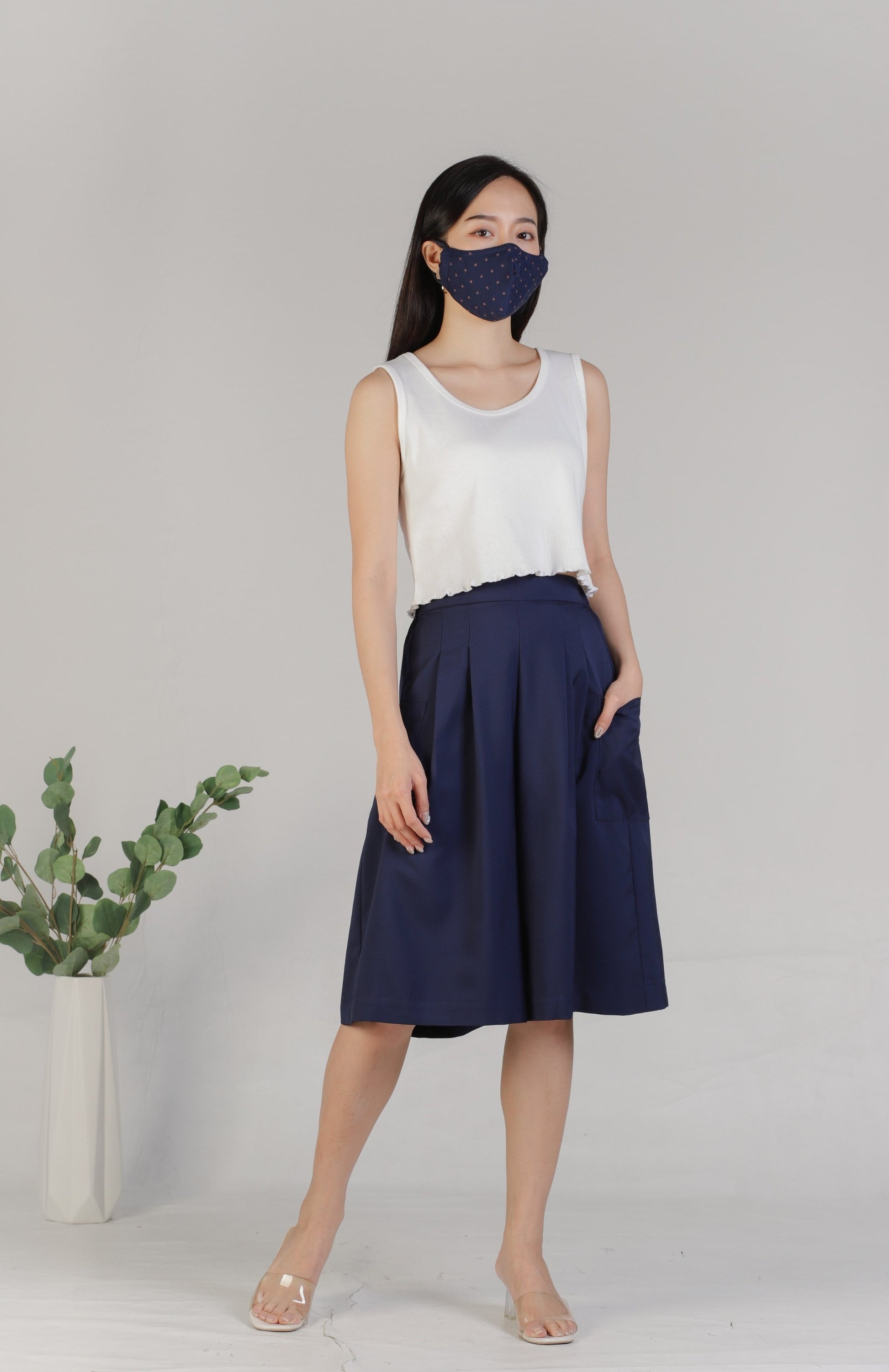 Meir Loose Pants - Navy