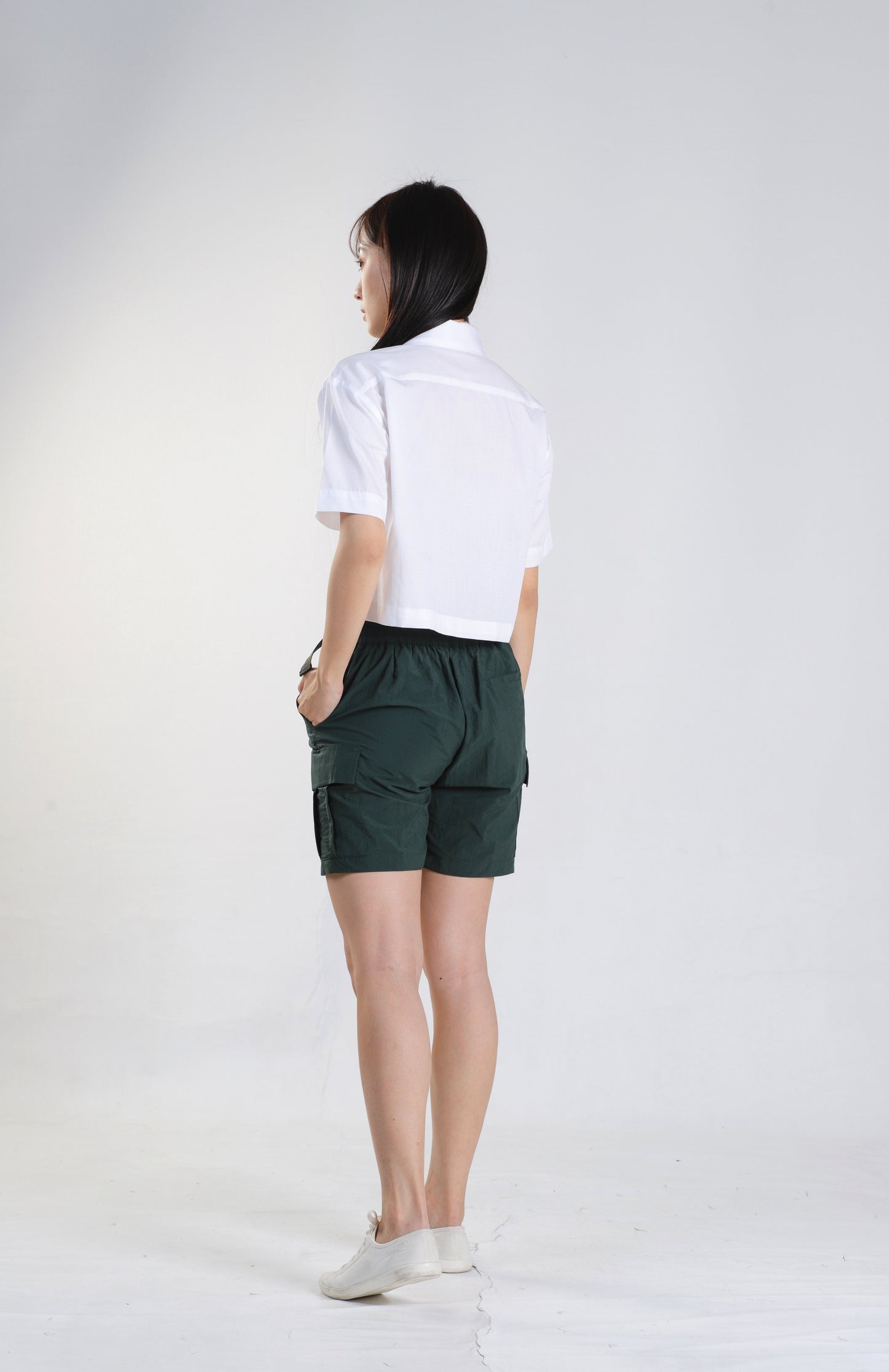 Jovanni X Jovan Casual Shorts - Army Green