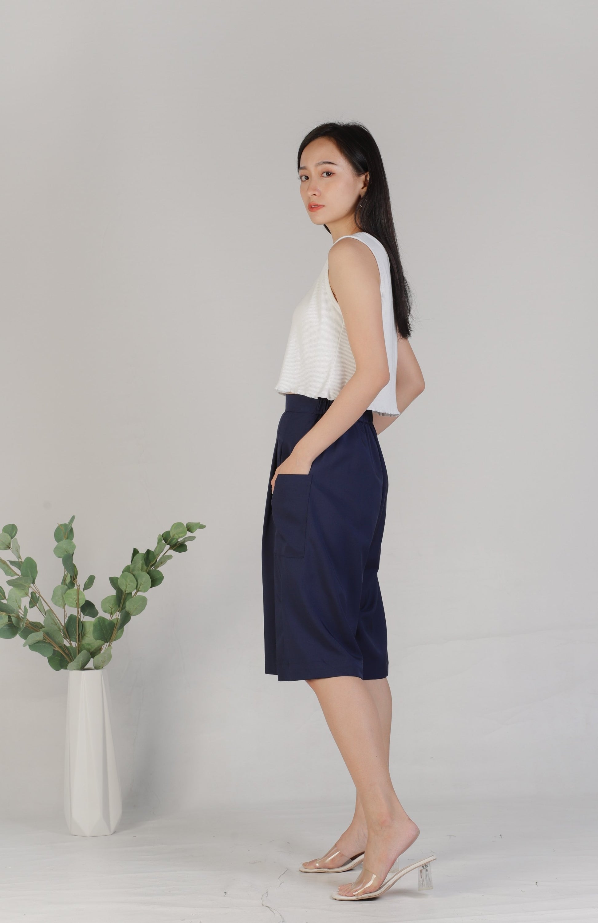 Meir Loose Pants - Navy