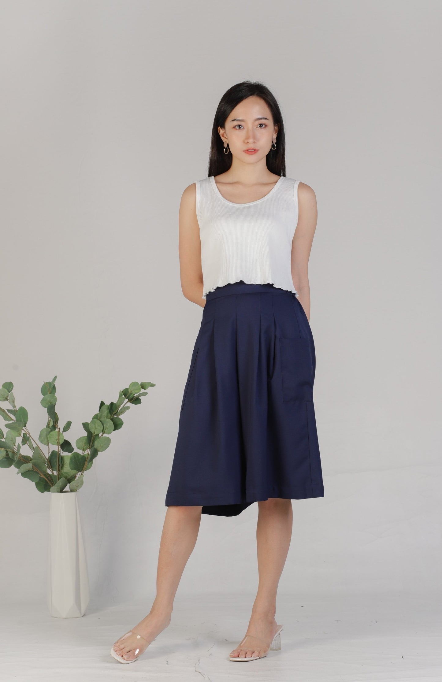 Meir Loose Pants - Navy