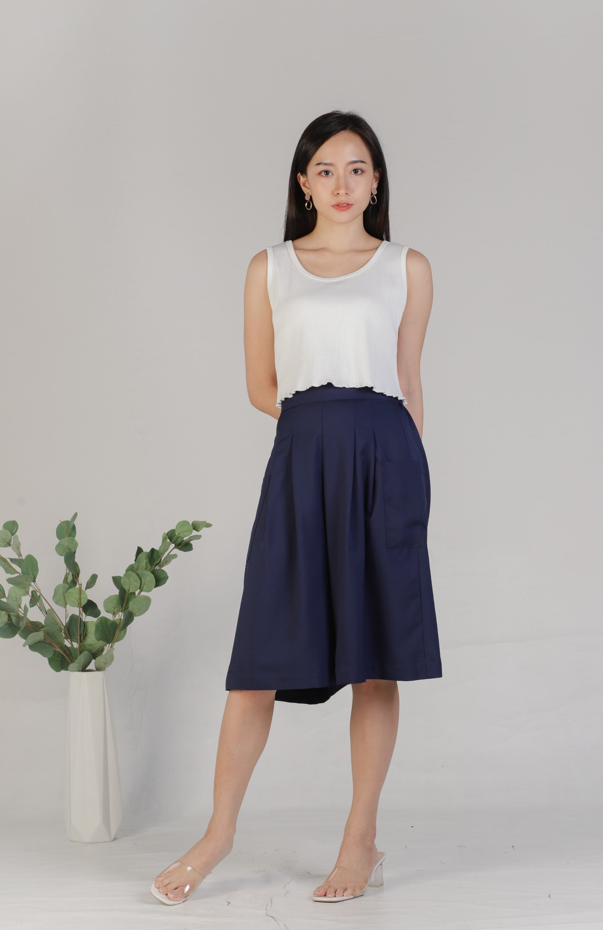 Meir Loose Pants - Navy