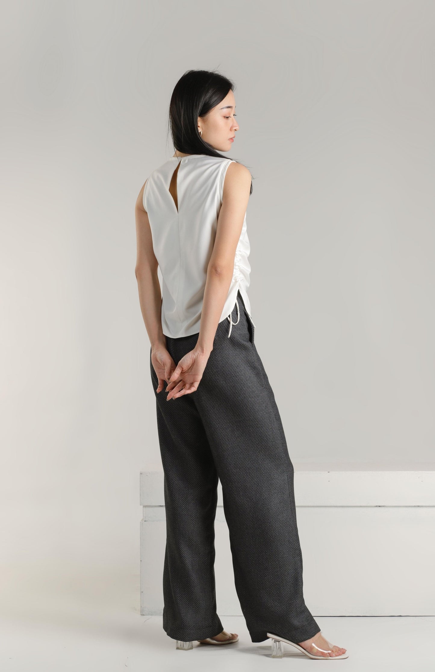 Arin Ruched Top - Ivory
