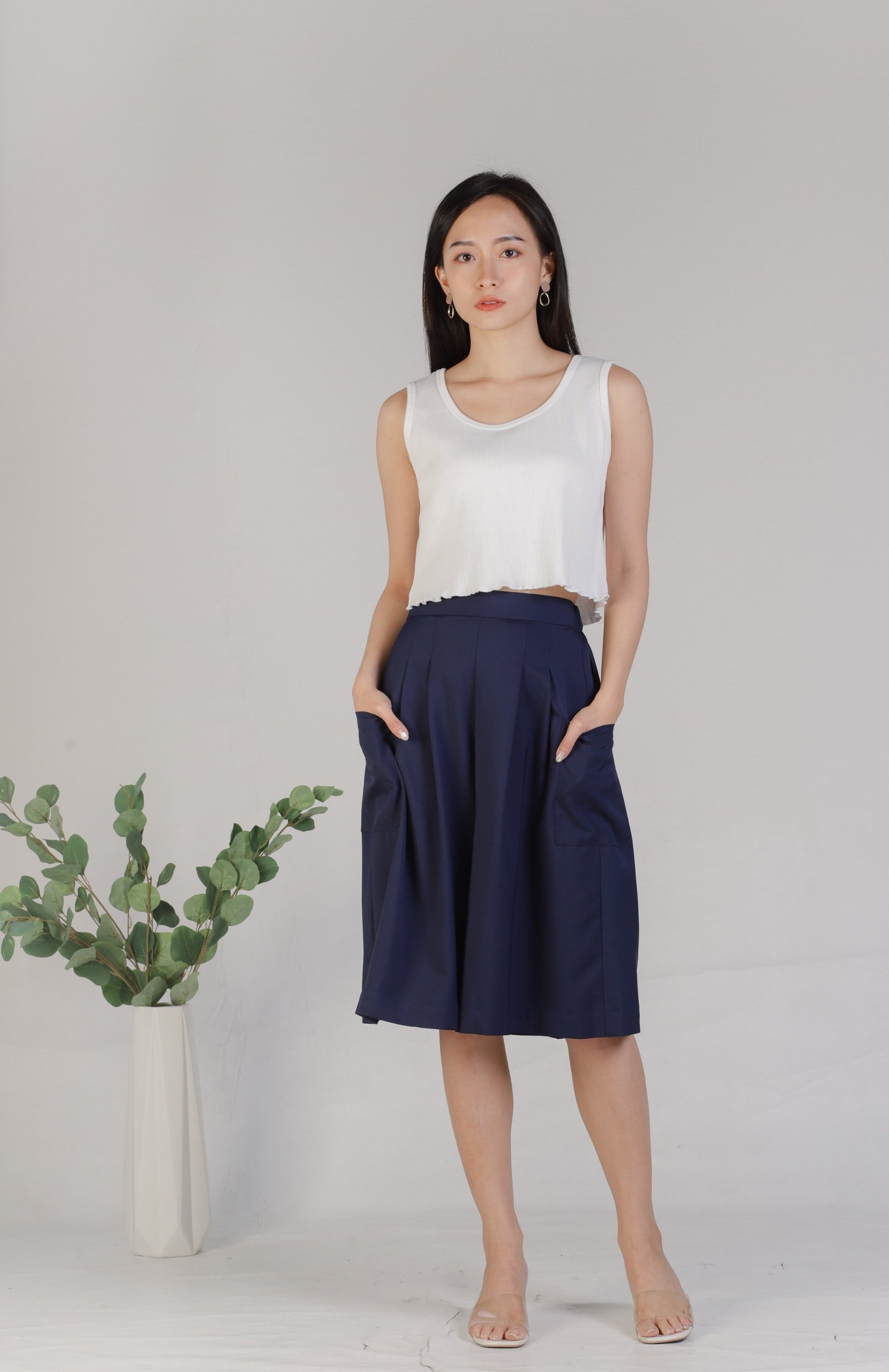 Meir Loose Pants - Navy