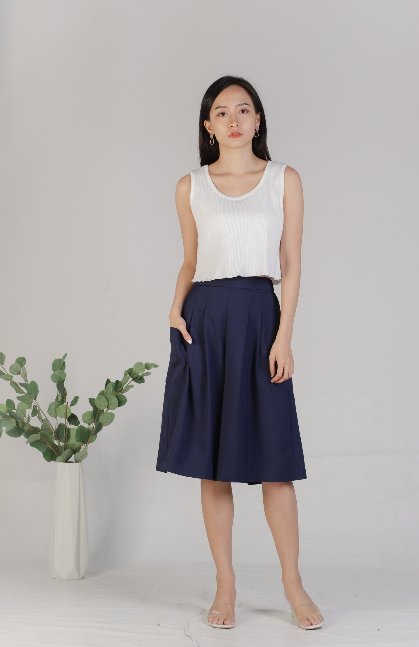 Meir Loose Pants - Navy