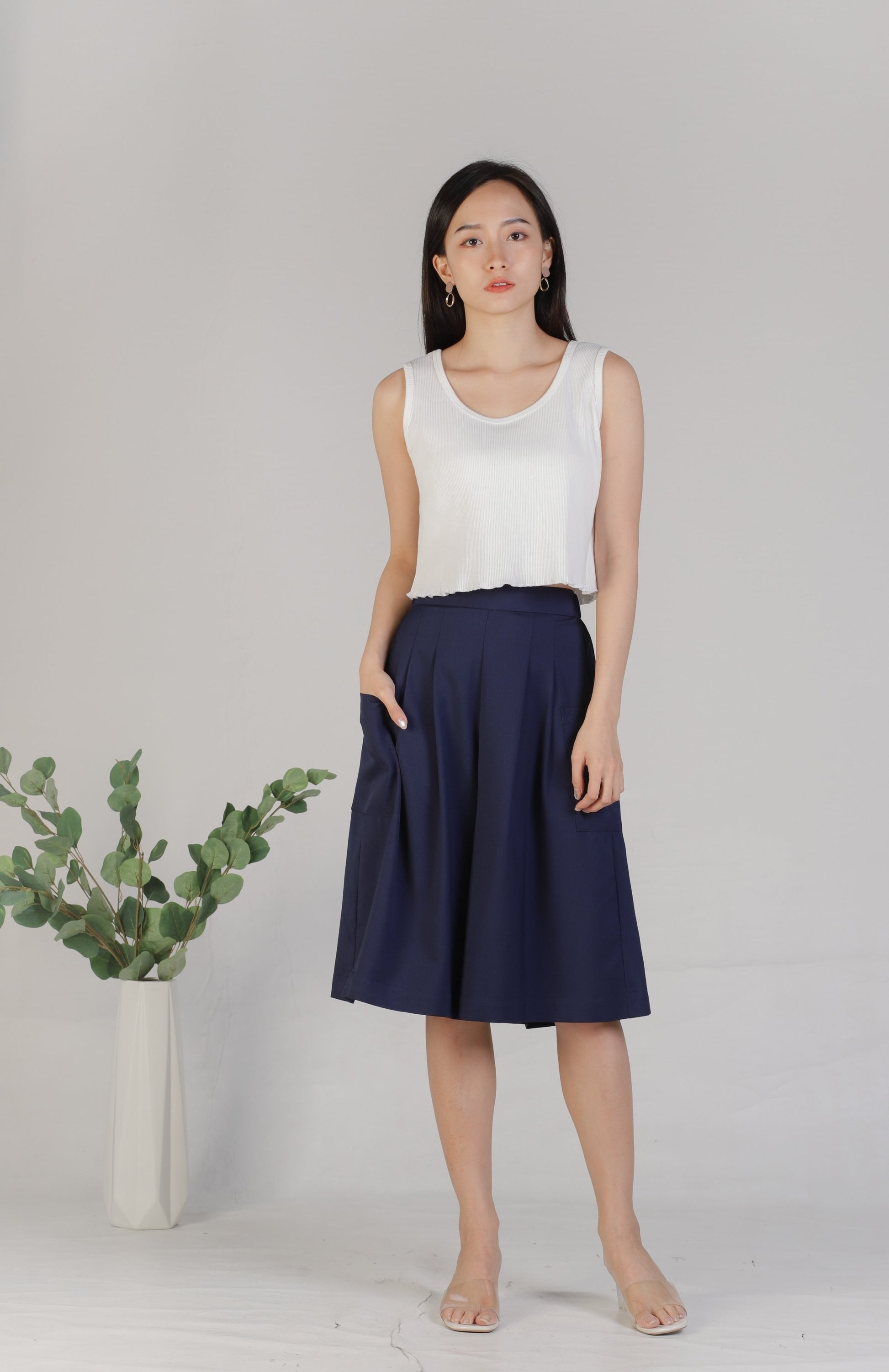 Meir Loose Pants - Navy
