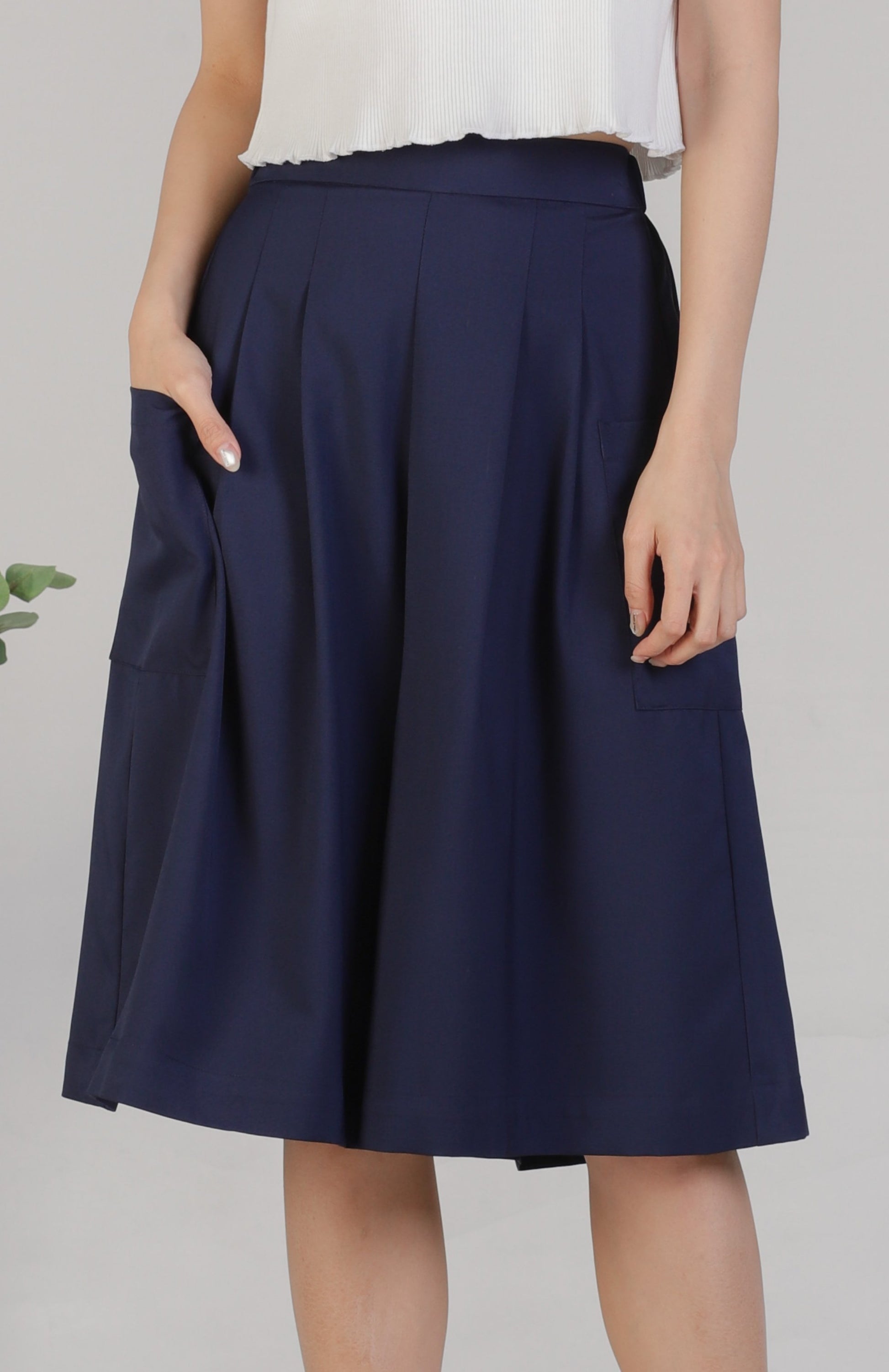 Meir Loose Pants - Navy