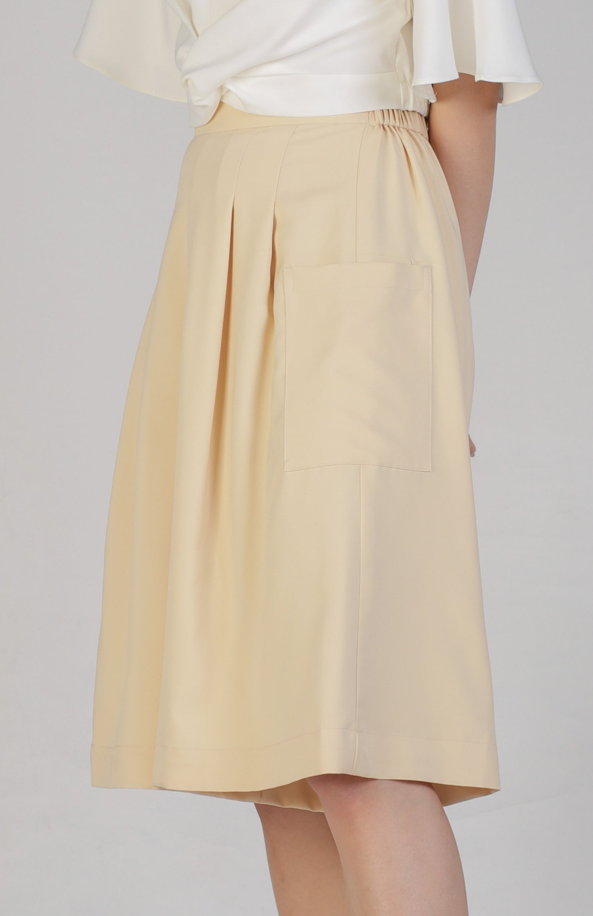 Meir Loose Pants - Pale Yellow