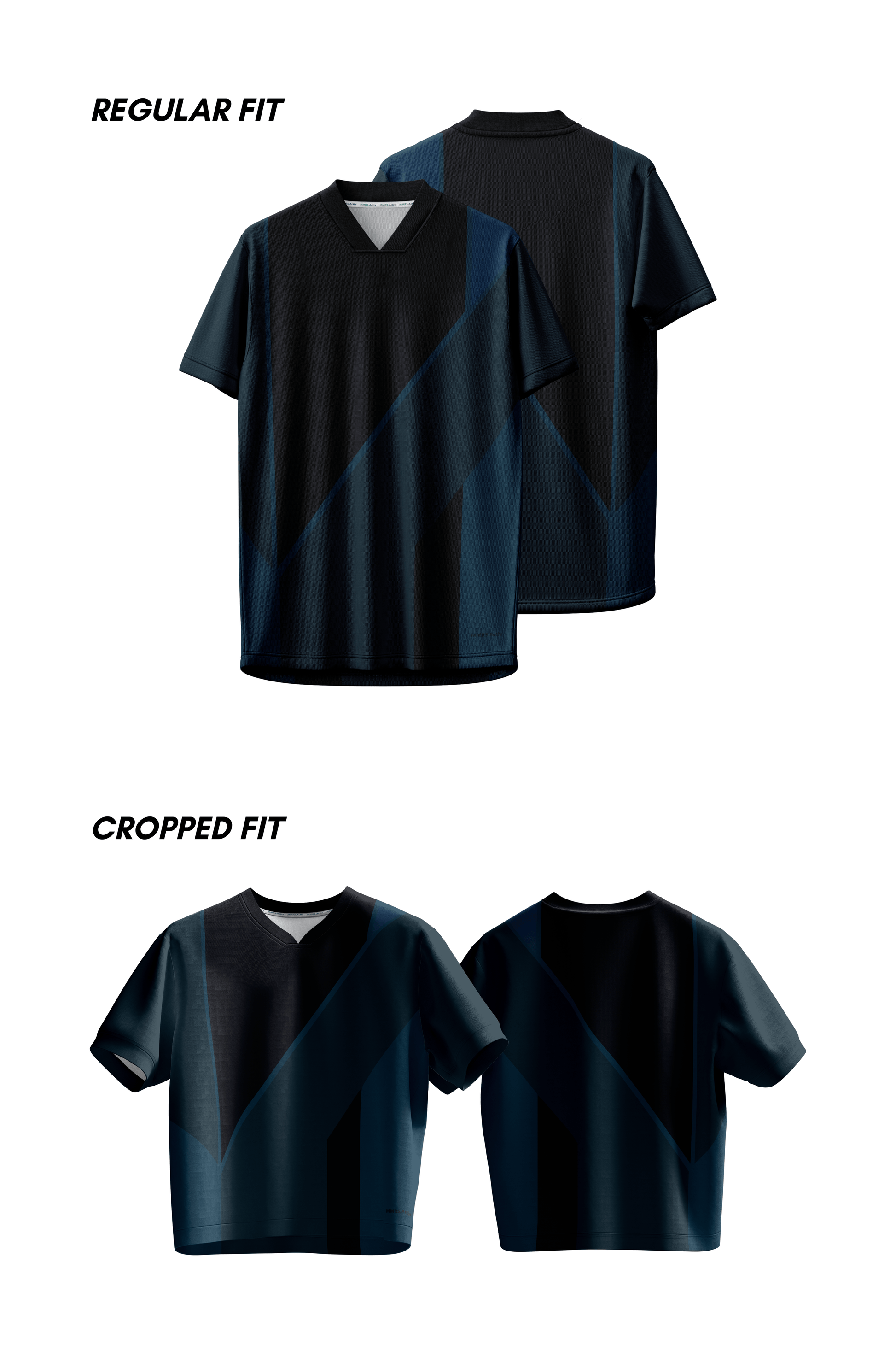 Jordan Dri-Fit T-Shirt - Cropped - Navy